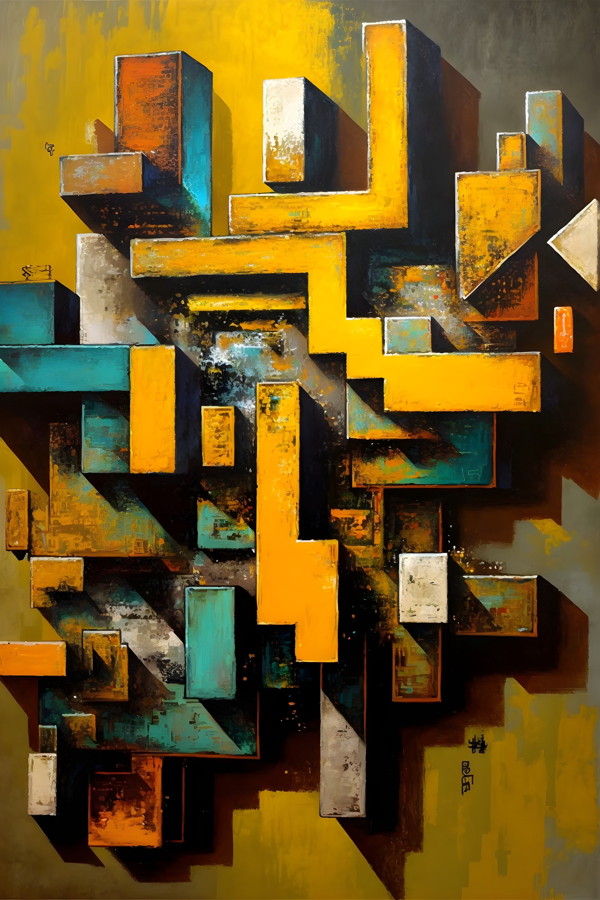 Canvas abstracto 3d 054 - Canvaradas