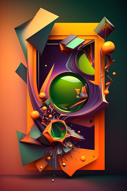 Canvas abstracto 3d 046 - Canvaradas