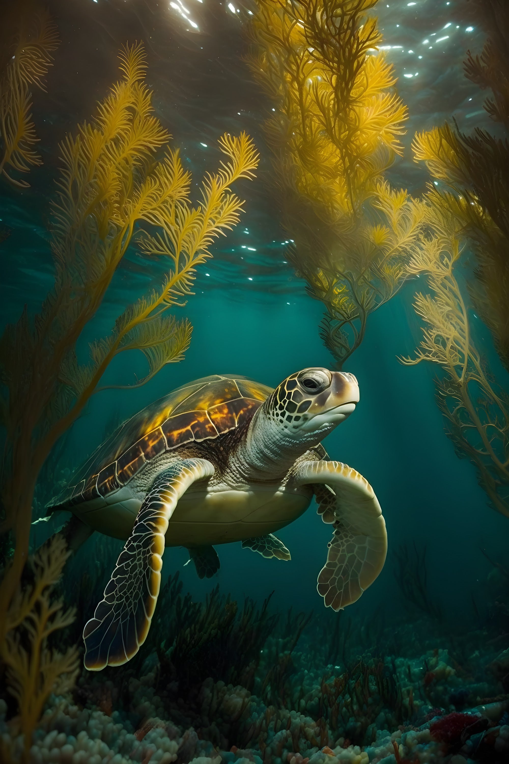 Canvas de animal acuático 056 - Canvaradas