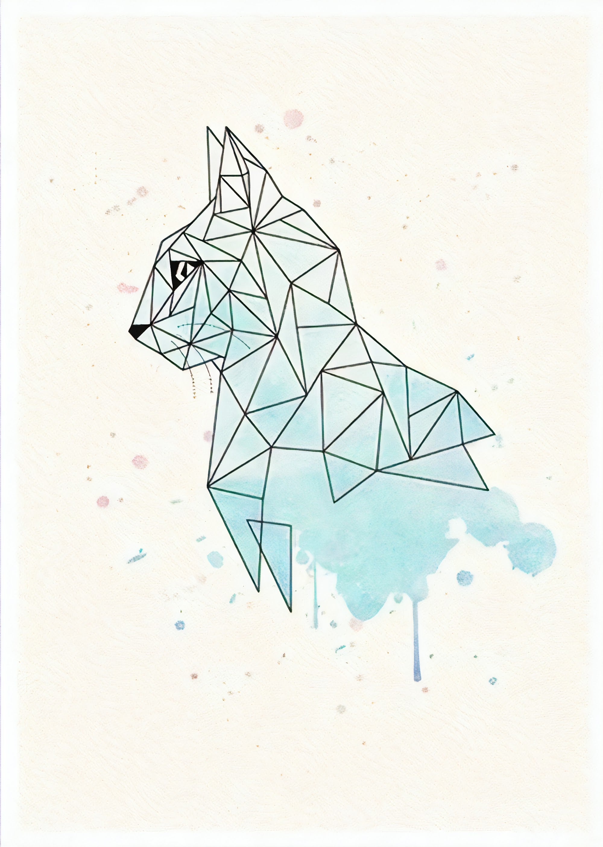 Canvas de animal artístico 011 - Canvaradas