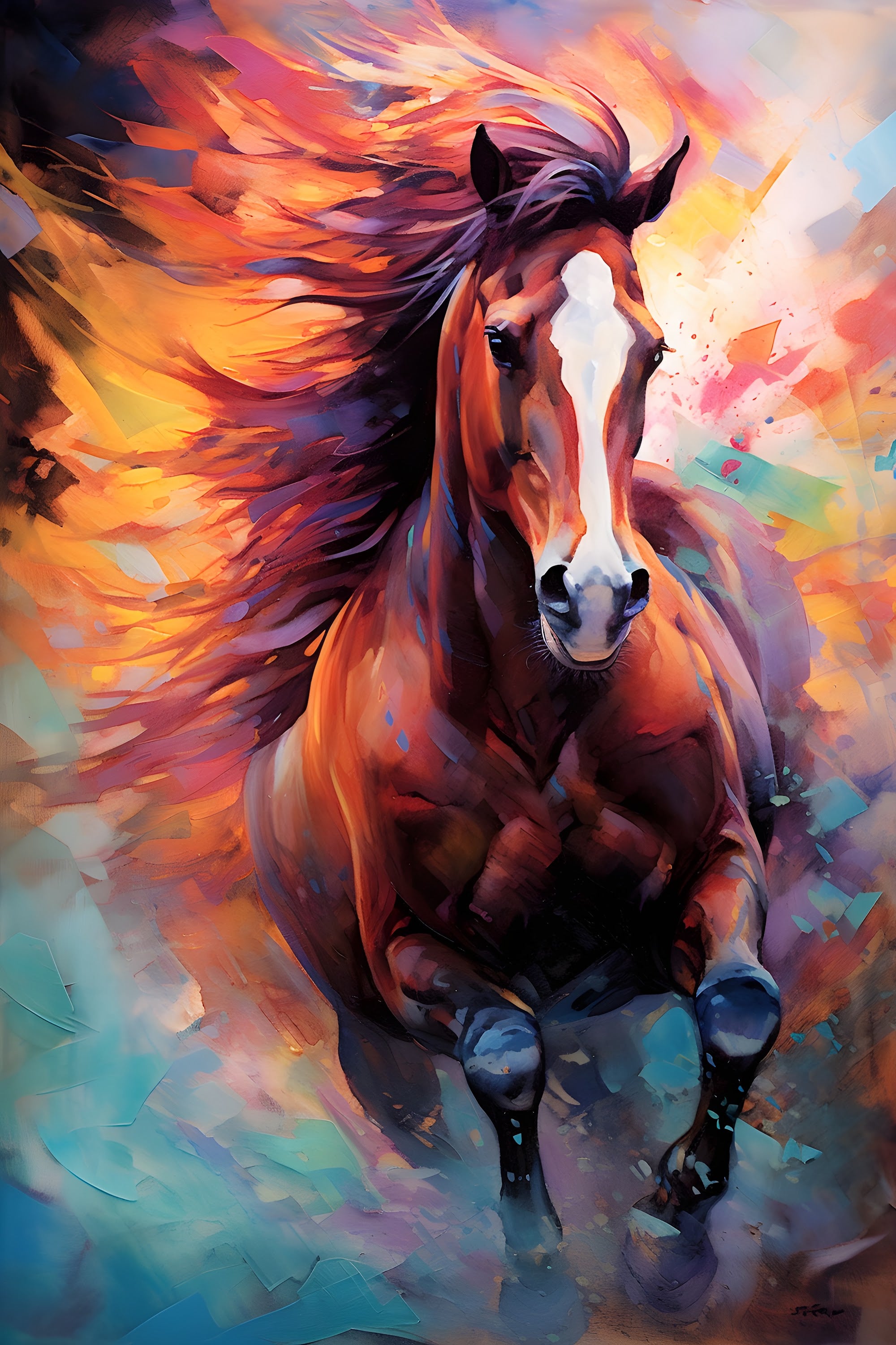 Canvas de animal artístico 077 - Canvaradas