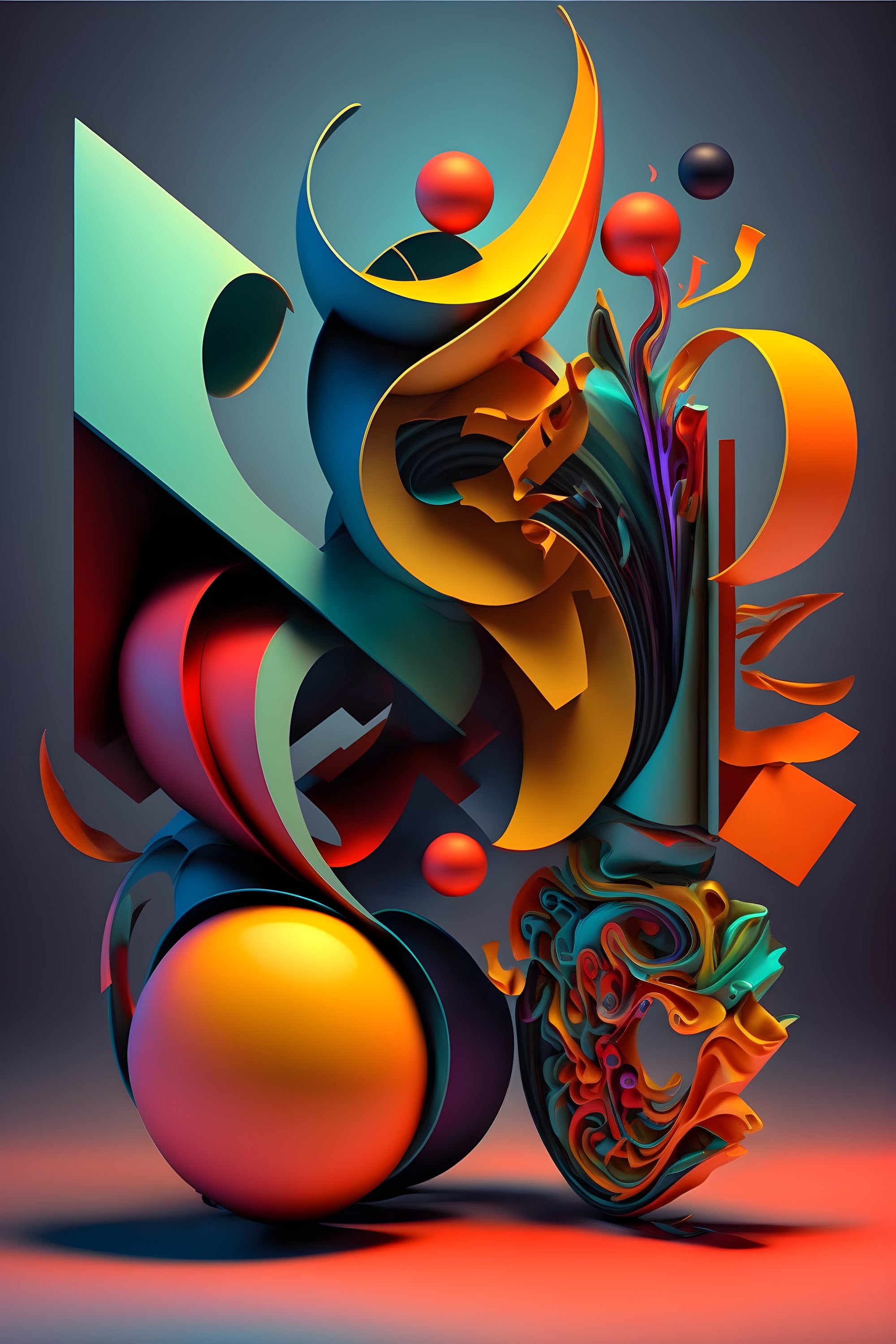 Canvas abstracto 3d 051 - Canvaradas