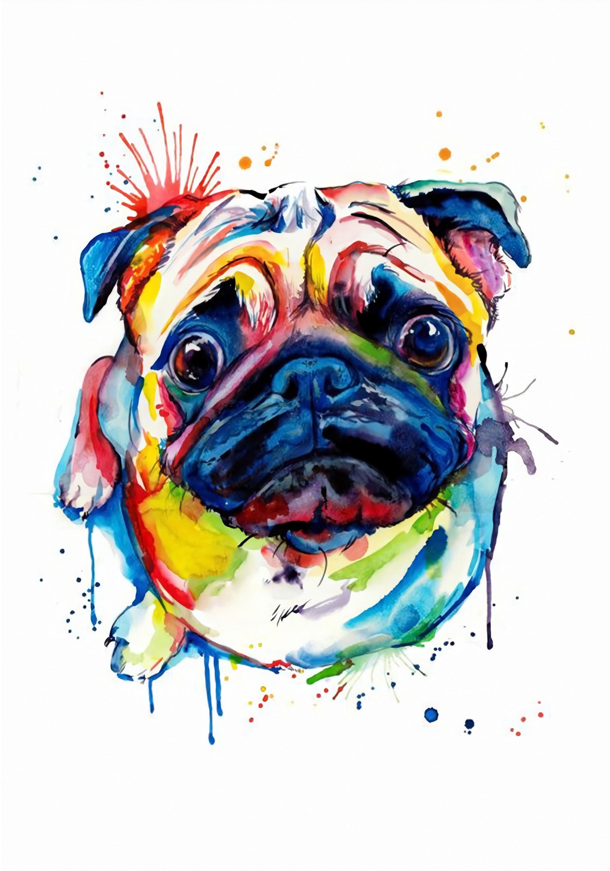Canvas de animal artístico 003 - Canvaradas