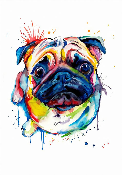 Canvas de animal artístico 003 - Canvaradas