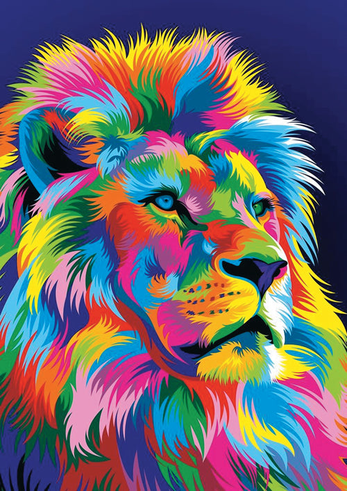 Canvas de animal artístico 002 - Canvaradas
