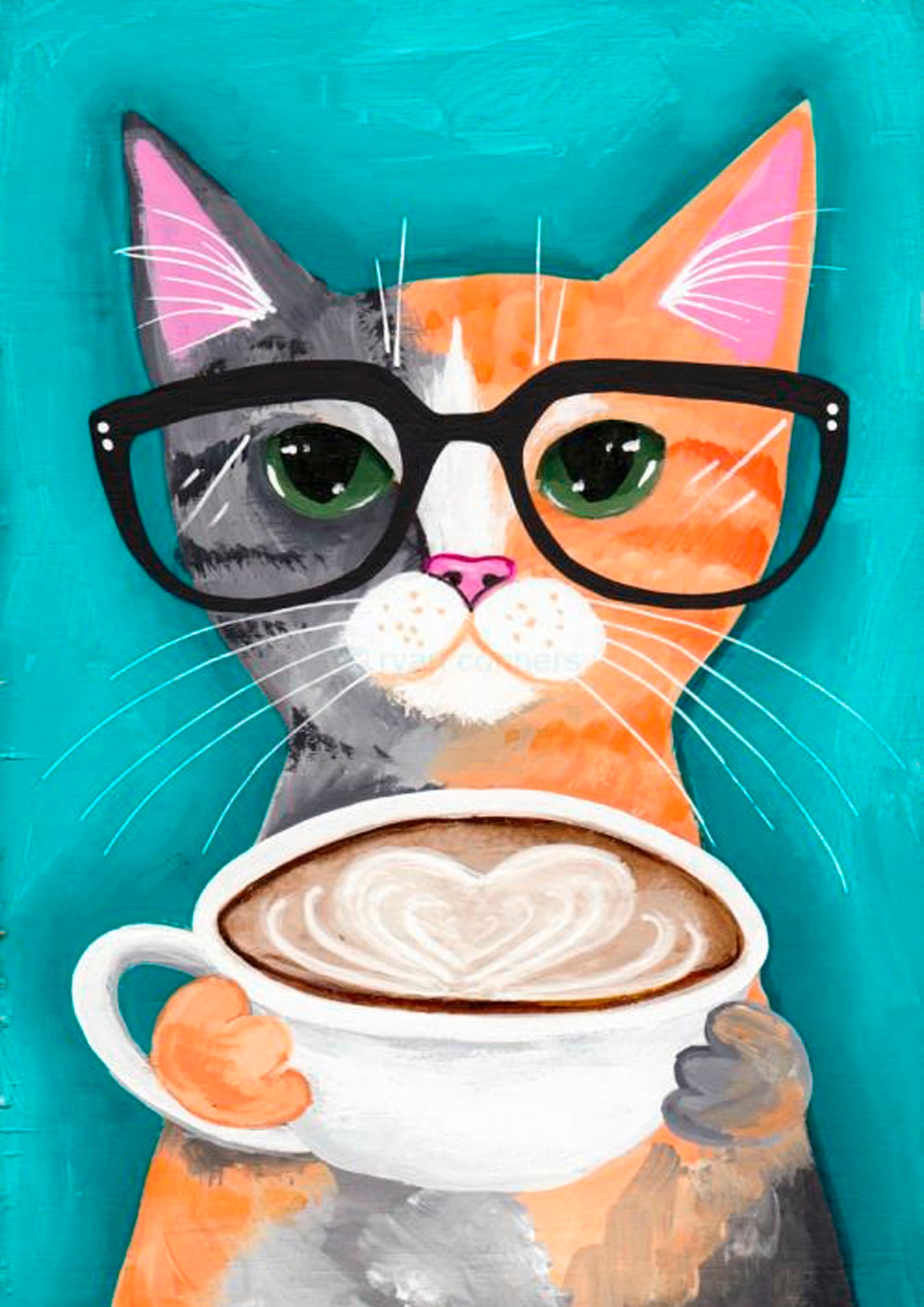 Canvas de animal artístico 026 - Canvaradas