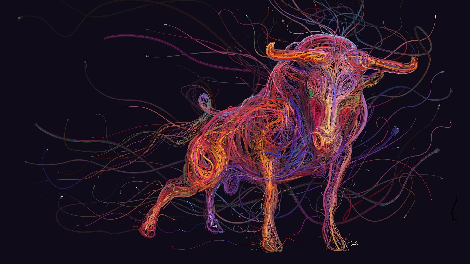 Canvas de animal artístico 089 - Canvaradas