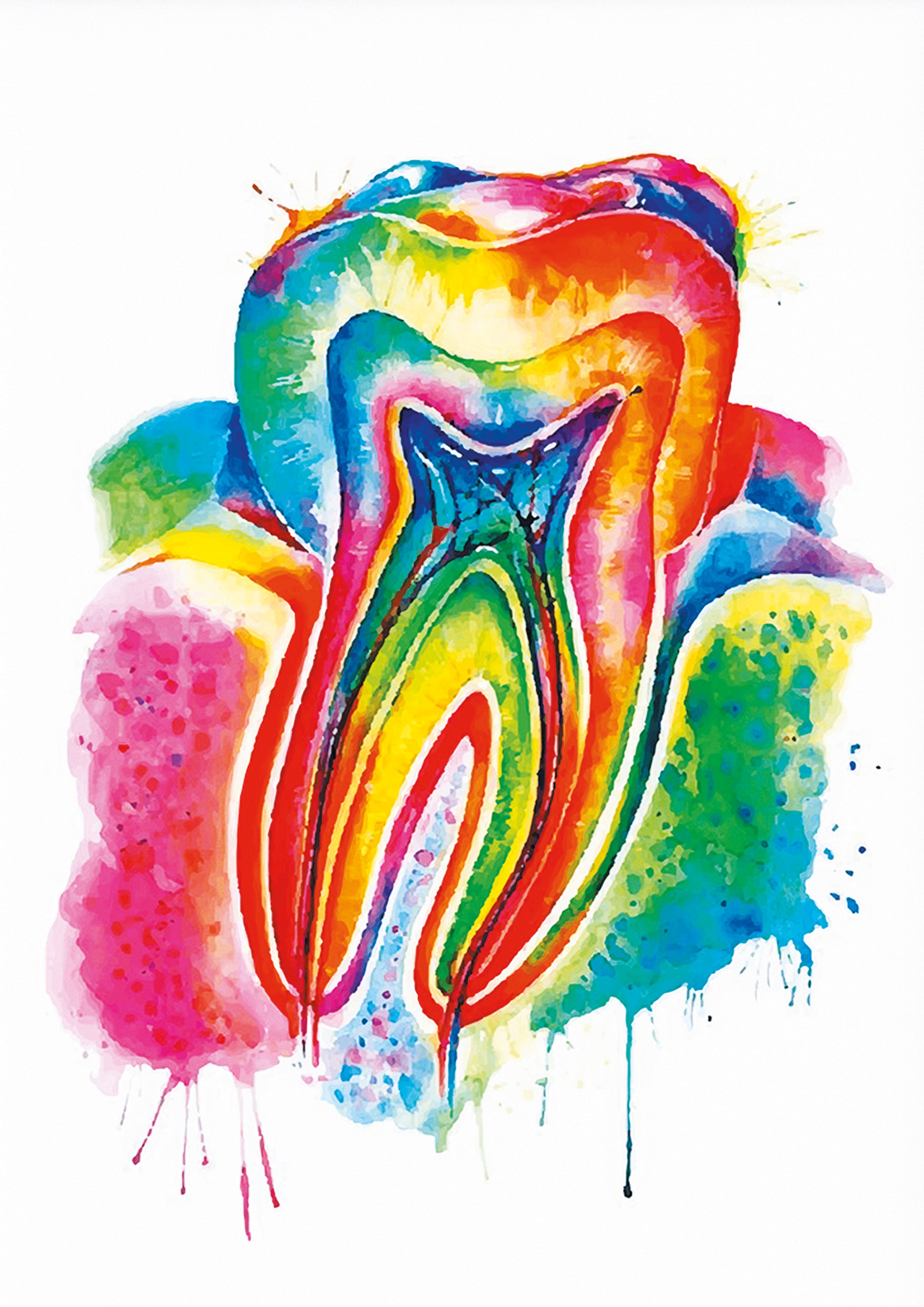 Odontología 002 - Cuadro canvas Canvaradas