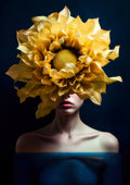 Mujer floral 040 - Cuadro canvas Canvaradas