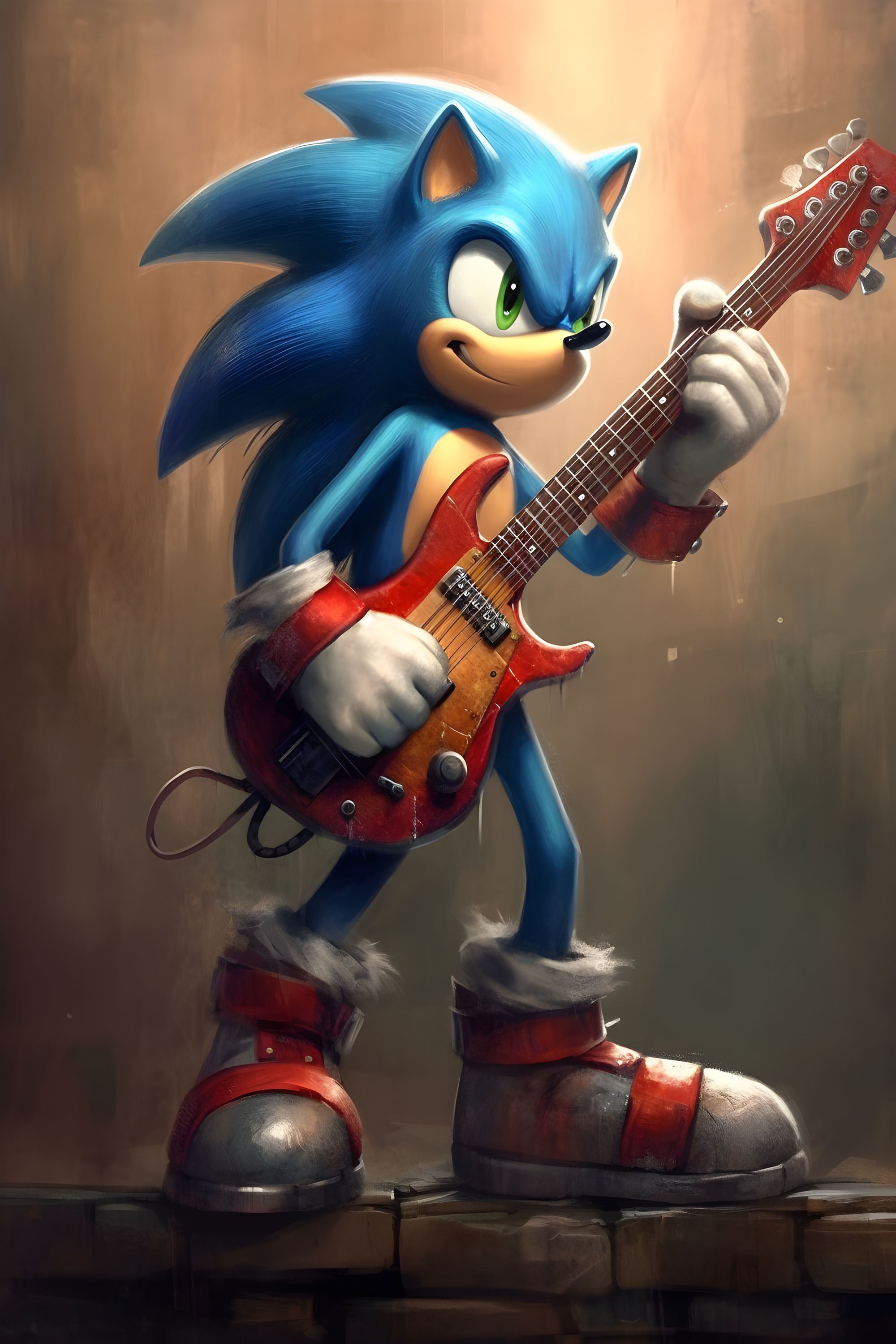 Sonic 033 - cuadro gamer decorativo en canvas