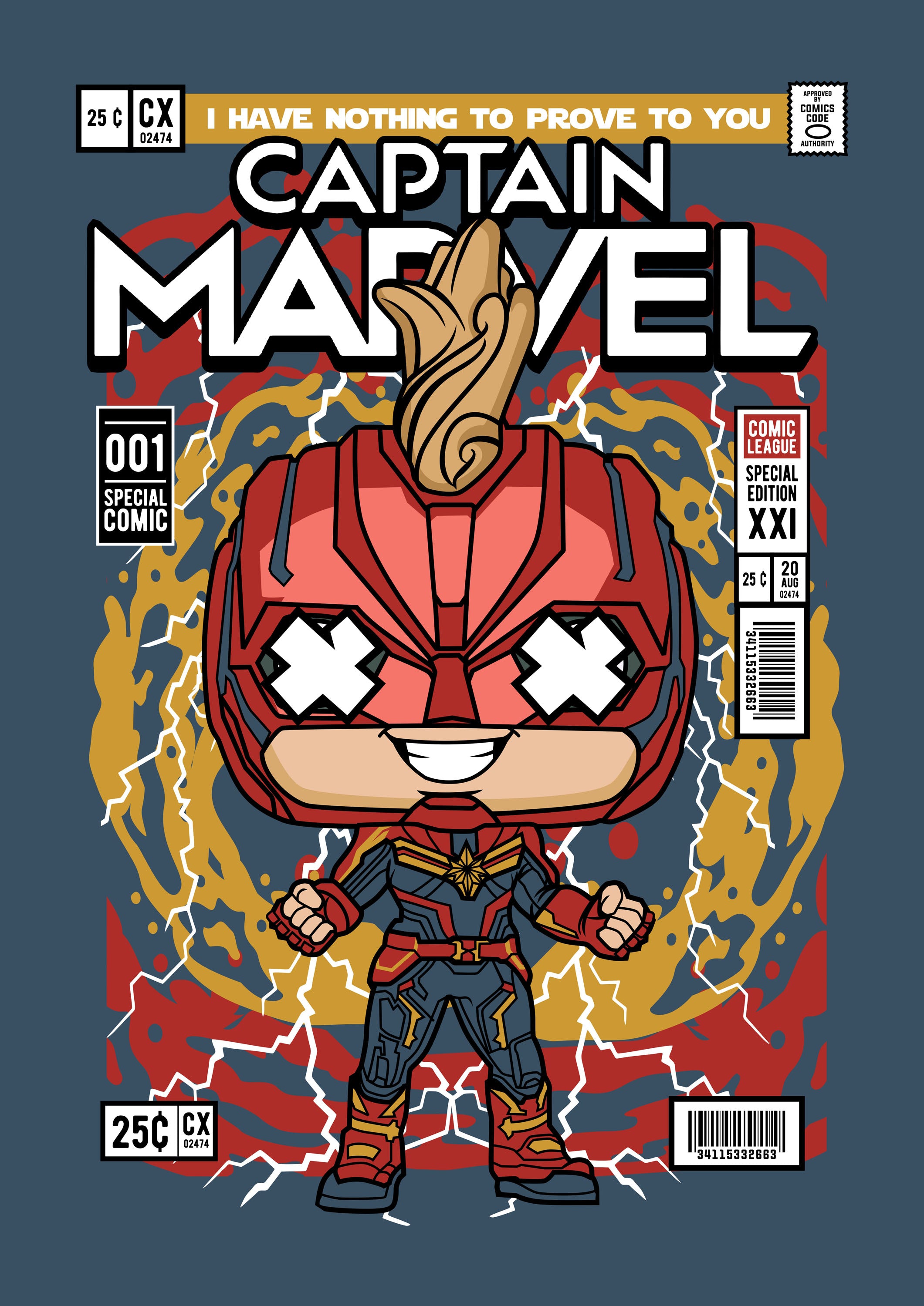 Funko Marvel 007 - cuadro decorativo en canvas