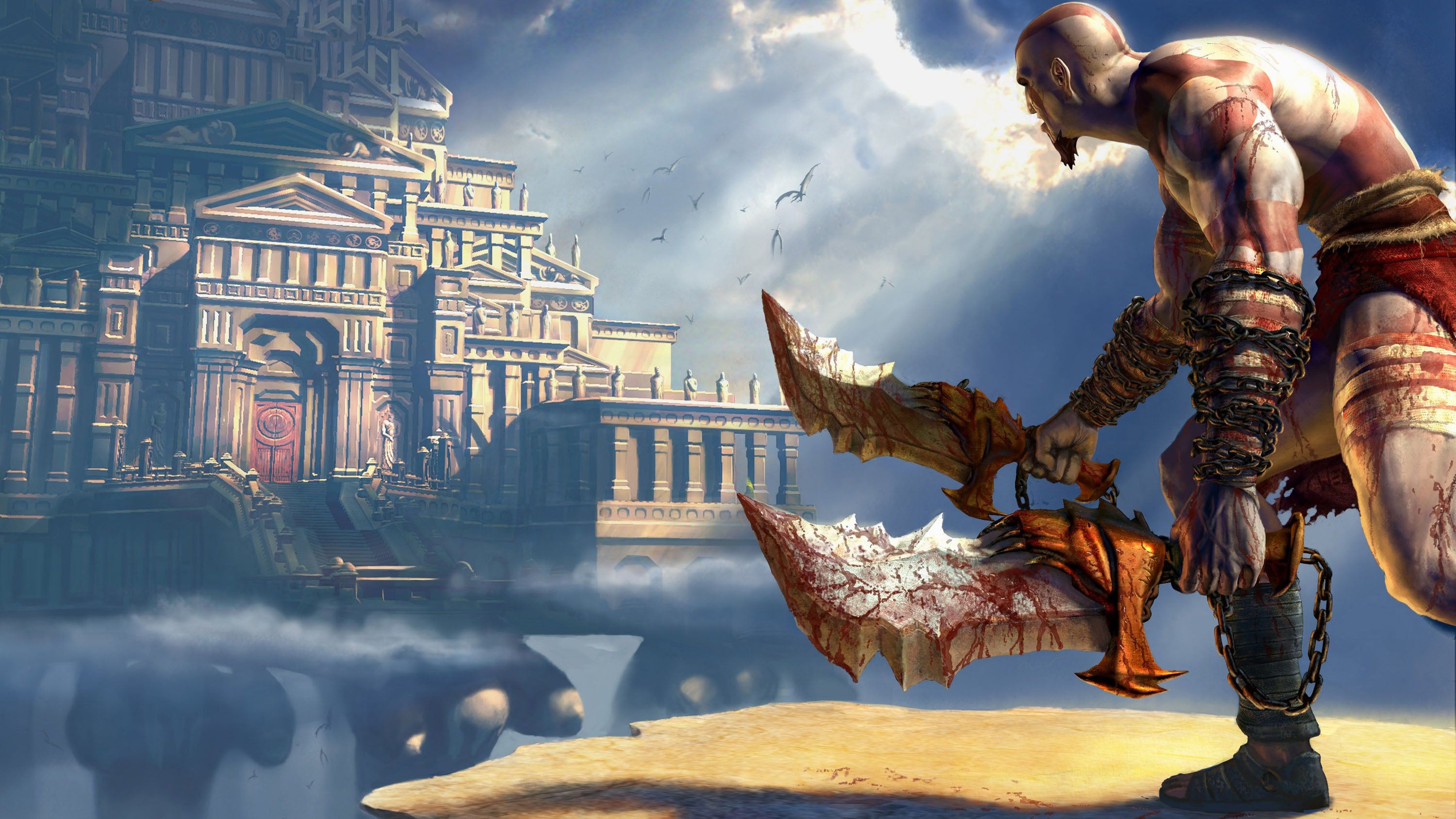 God of War 018 - cuadro gamer decorativo en canvas