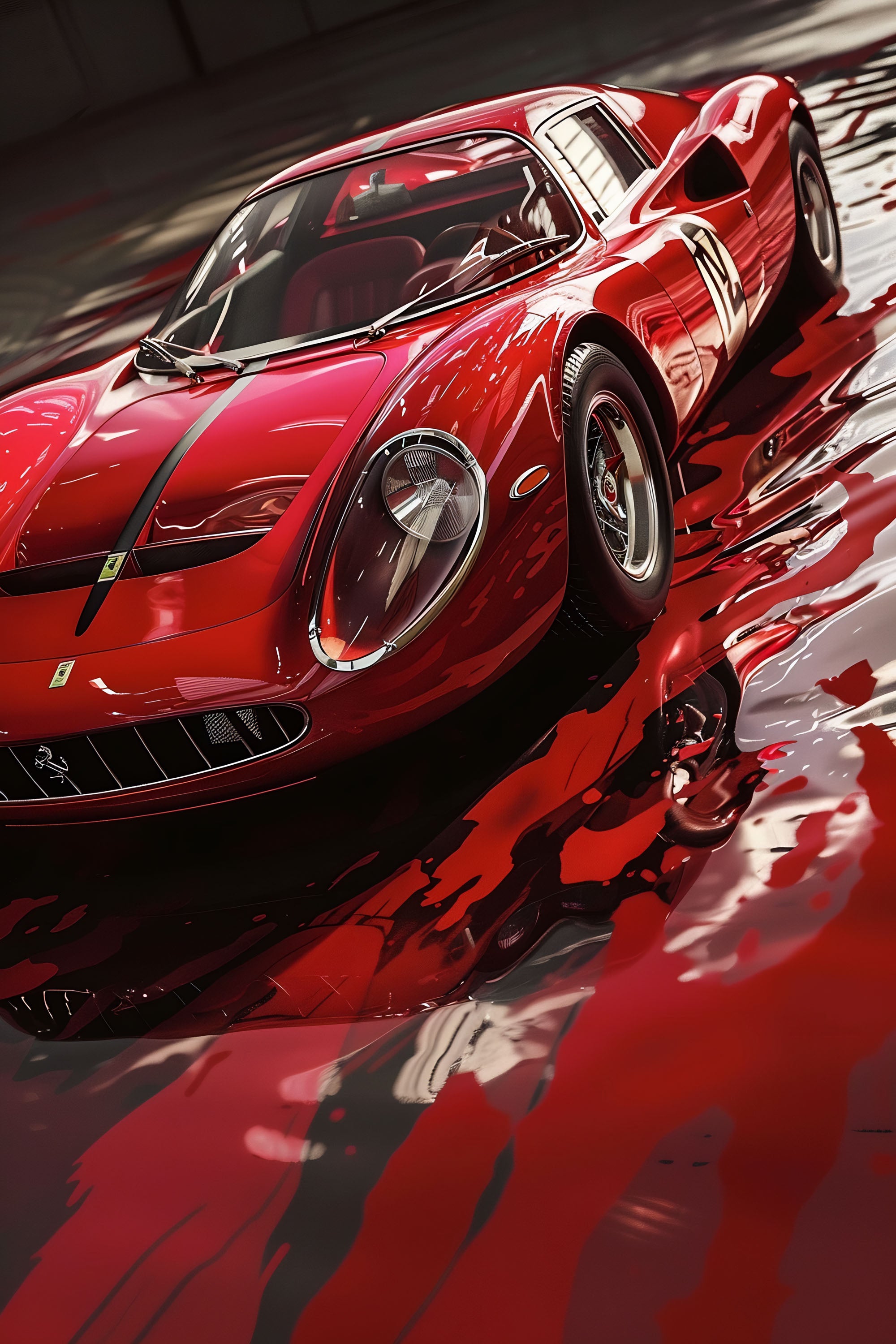 Coches 252 - cuadro decorativo en canvas