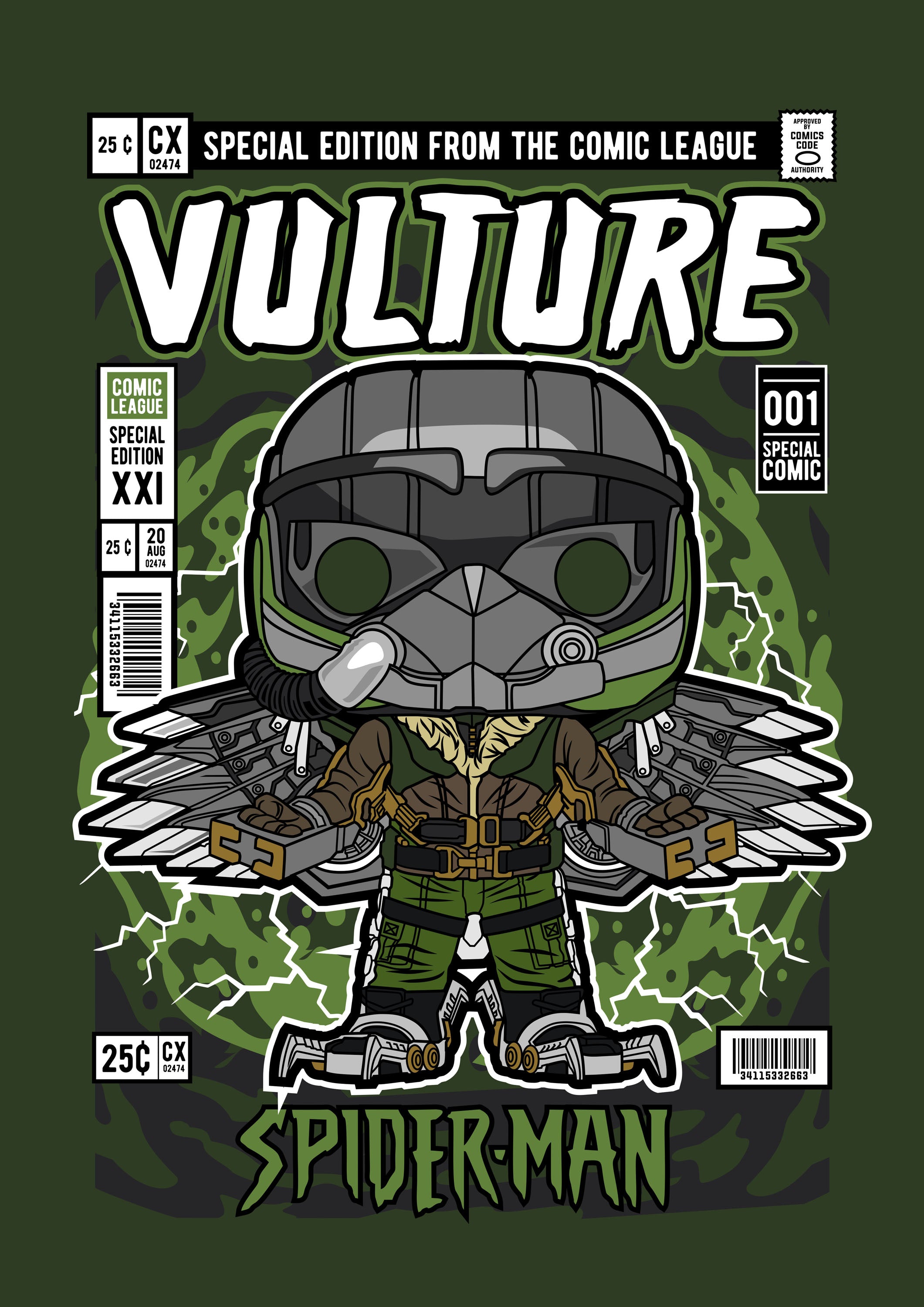 Funko Marvel 045 - cuadro decorativo en canvas