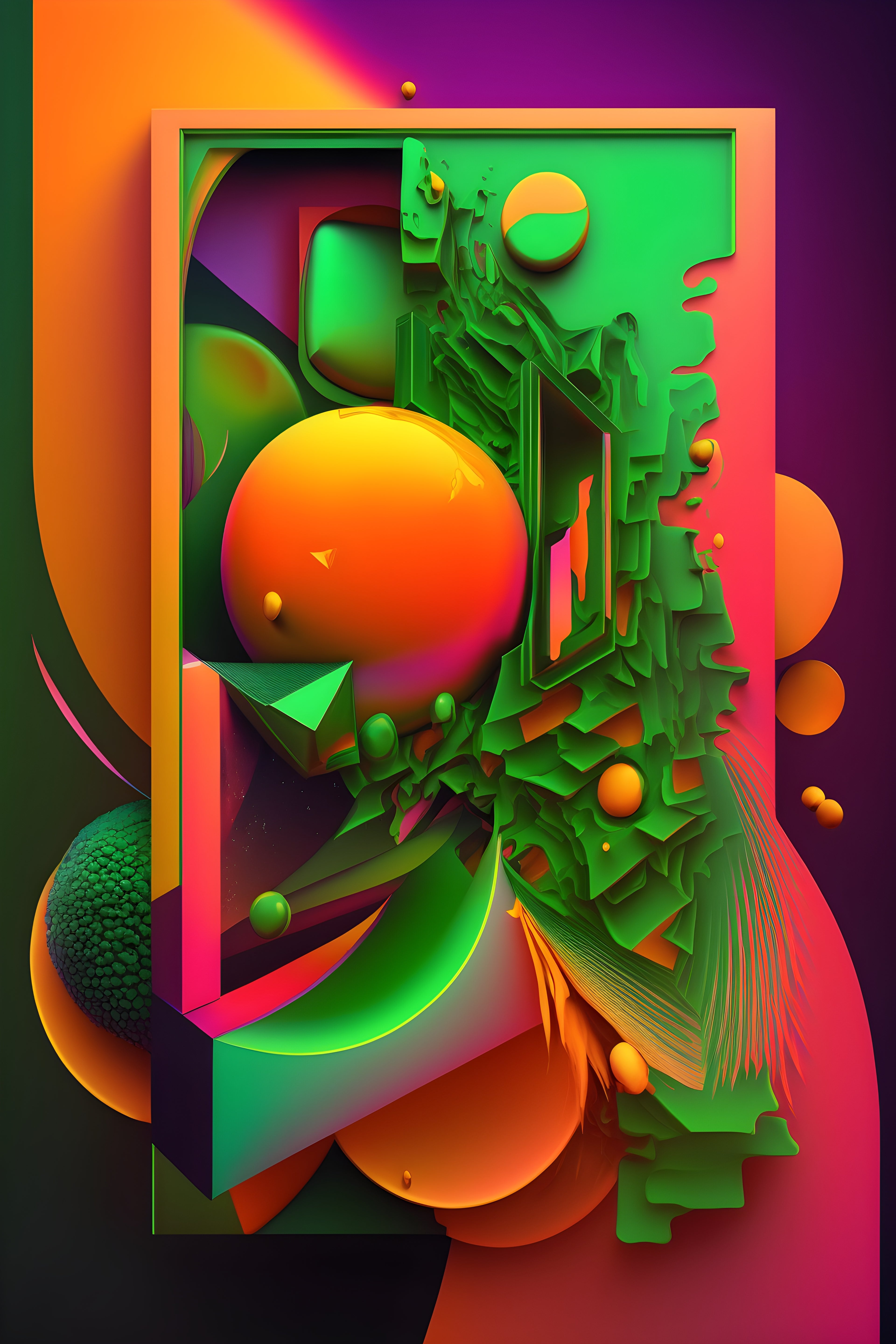 Canvas abstracto 3d 028 - Canvaradas