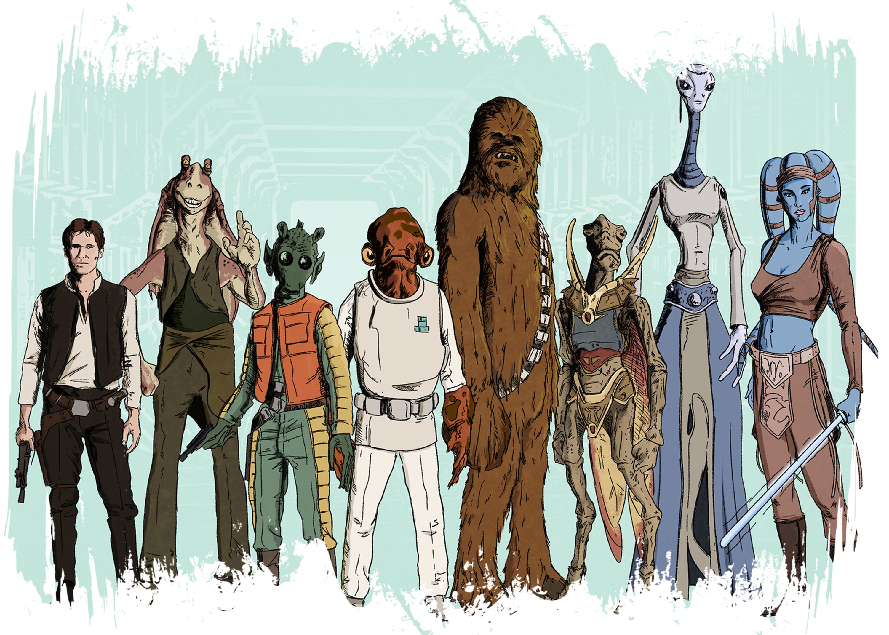 Star Wars 062 - cuadro decorativo en canvas