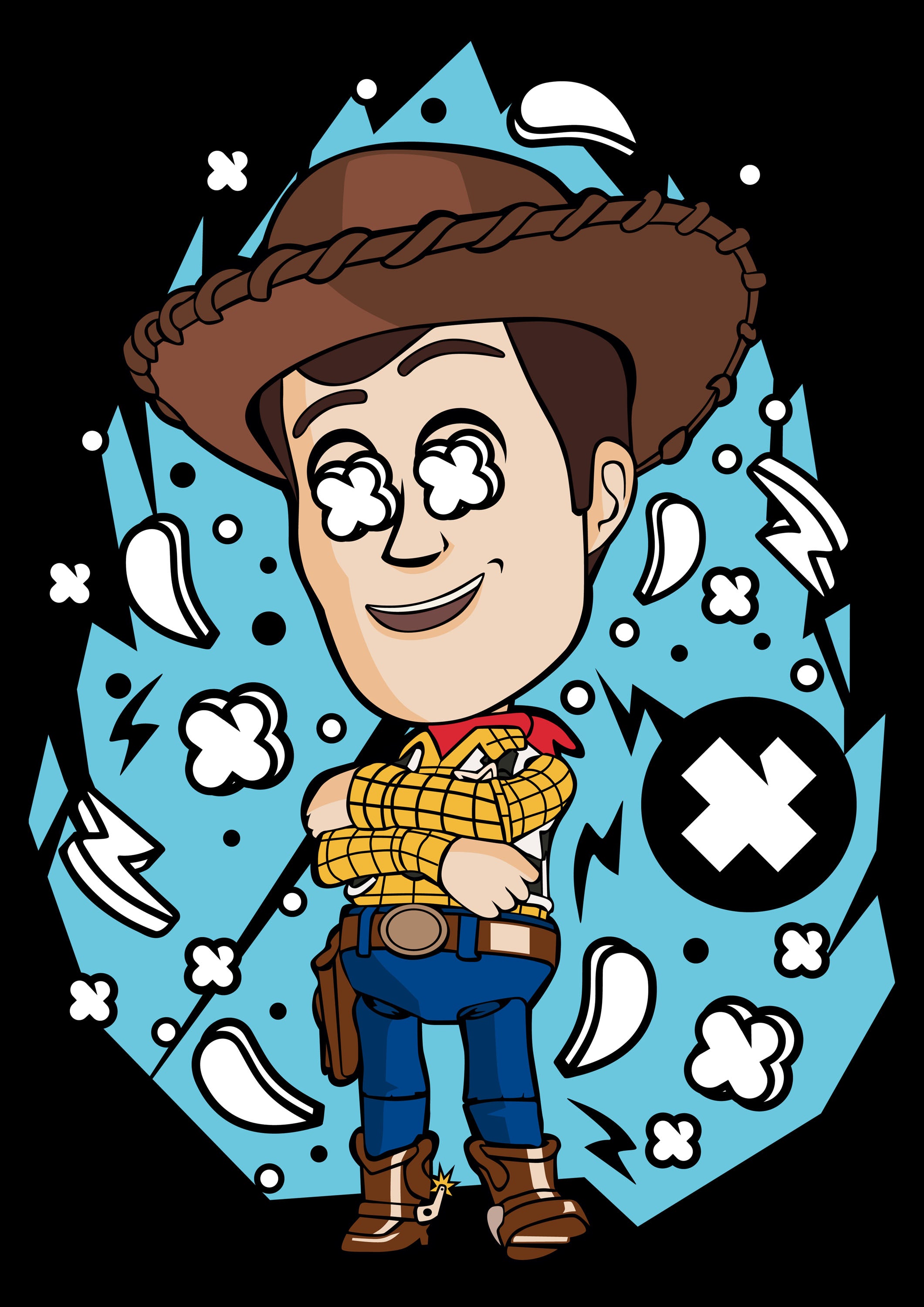 Funko Caricaturas 069 - cuadro decorativo en canvas