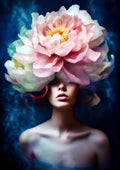 Mujer floral 030 - Cuadro canvas Canvaradas