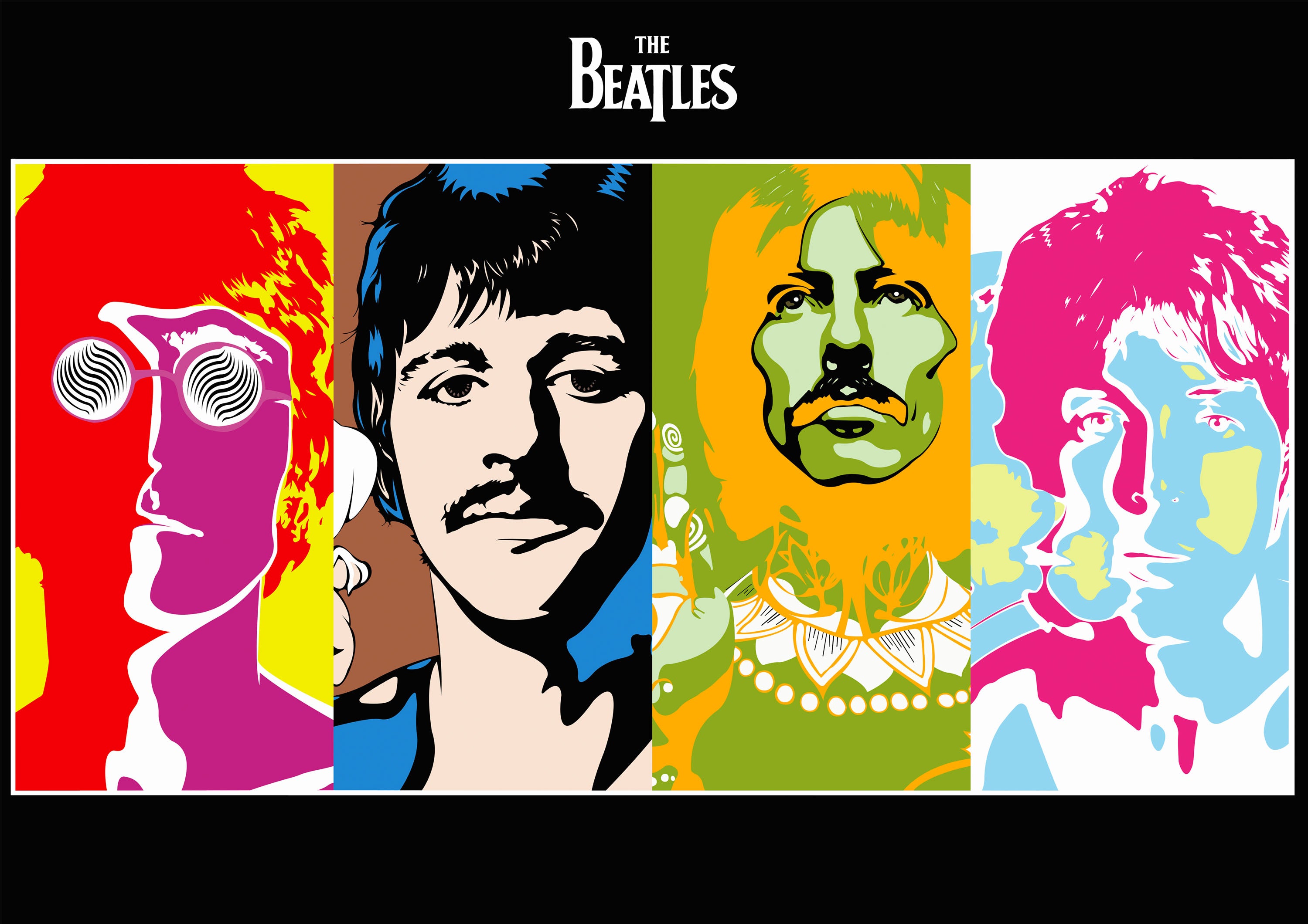 The Beatles 014 - cuadro decorativo en canvas