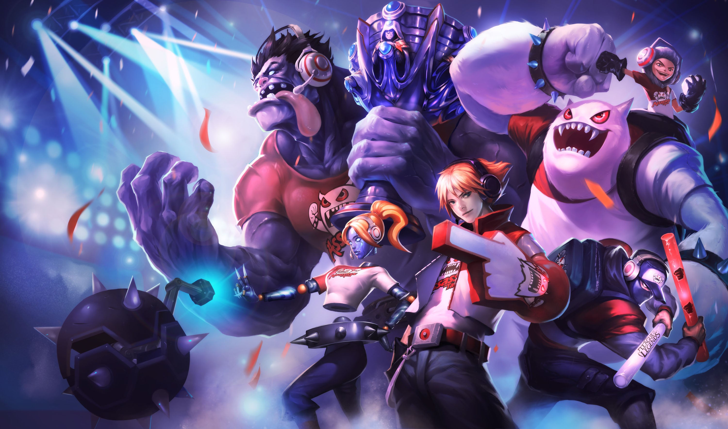 League of Legends 005 - cuadro gamer decorativo en canvas