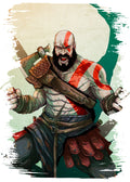 God of War 047 - cuadro gamer decorativo en canvas