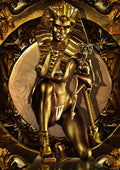 Negro y Dorado 040 - cuadro decorativo en canvas