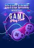 Gaming Retro 010 - cuadro gamer decorativo en canvas