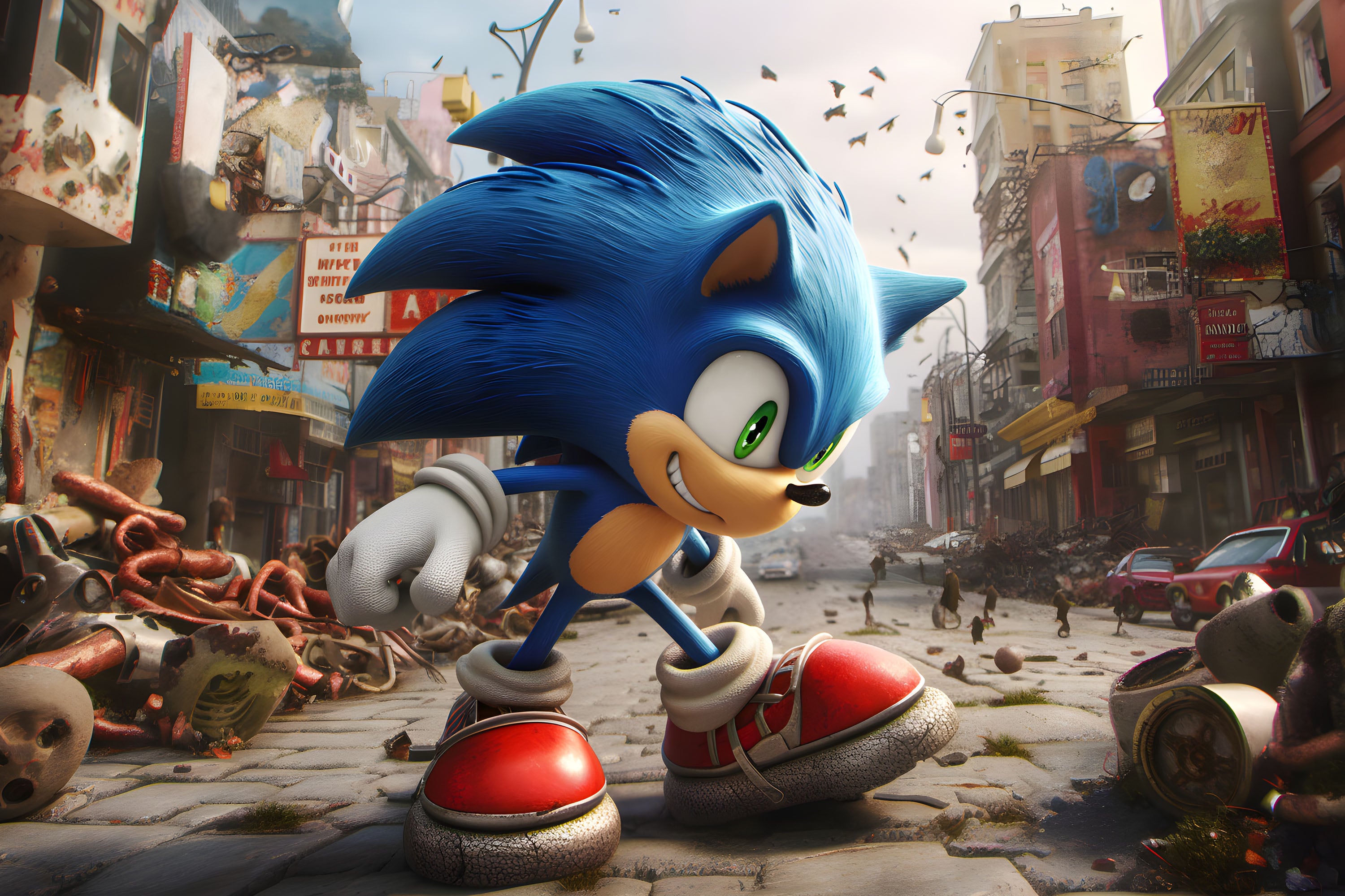 Sonic 031 - cuadro gamer decorativo en canvas
