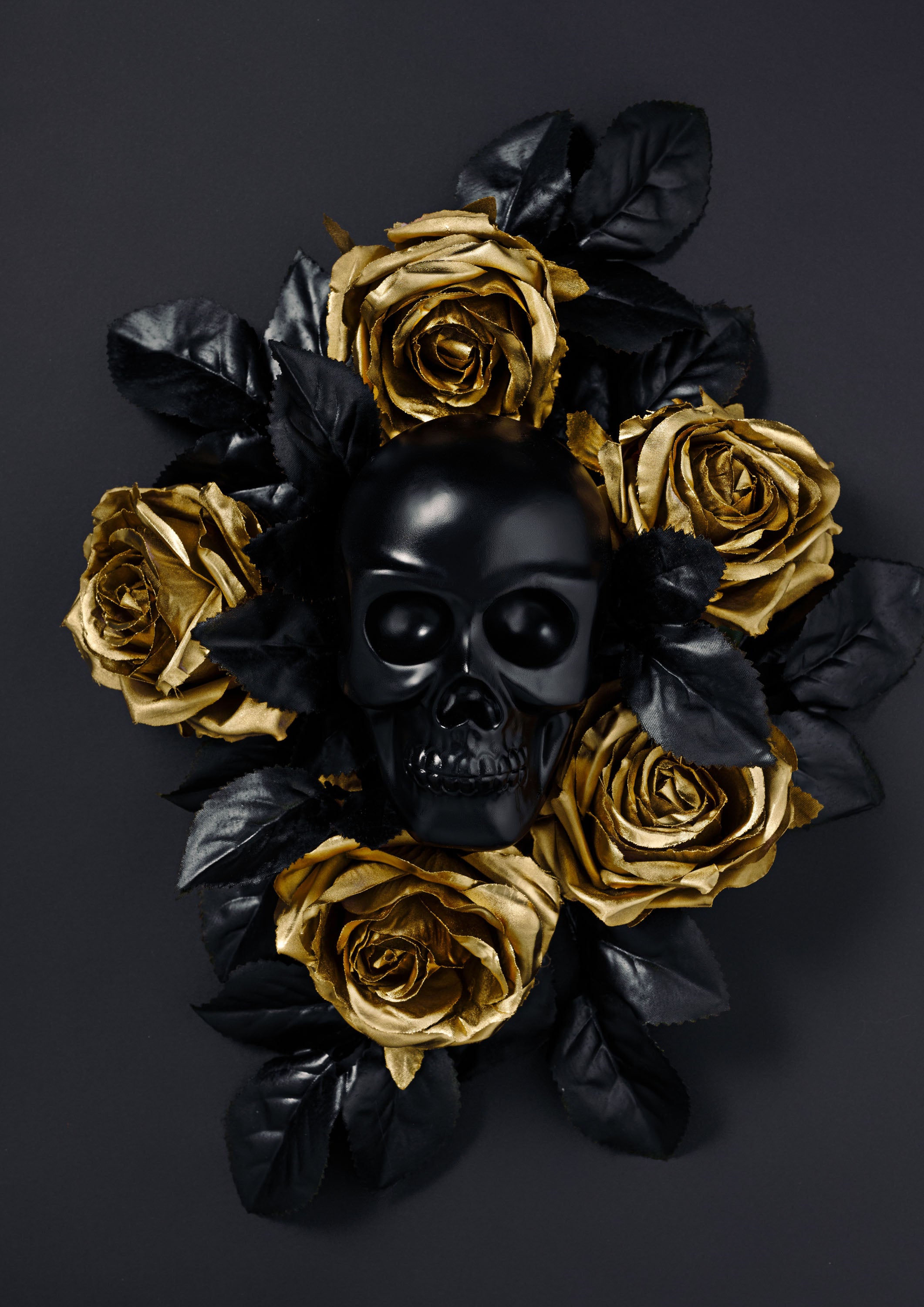 Negro y Dorado 034 - cuadro decorativo en canvas