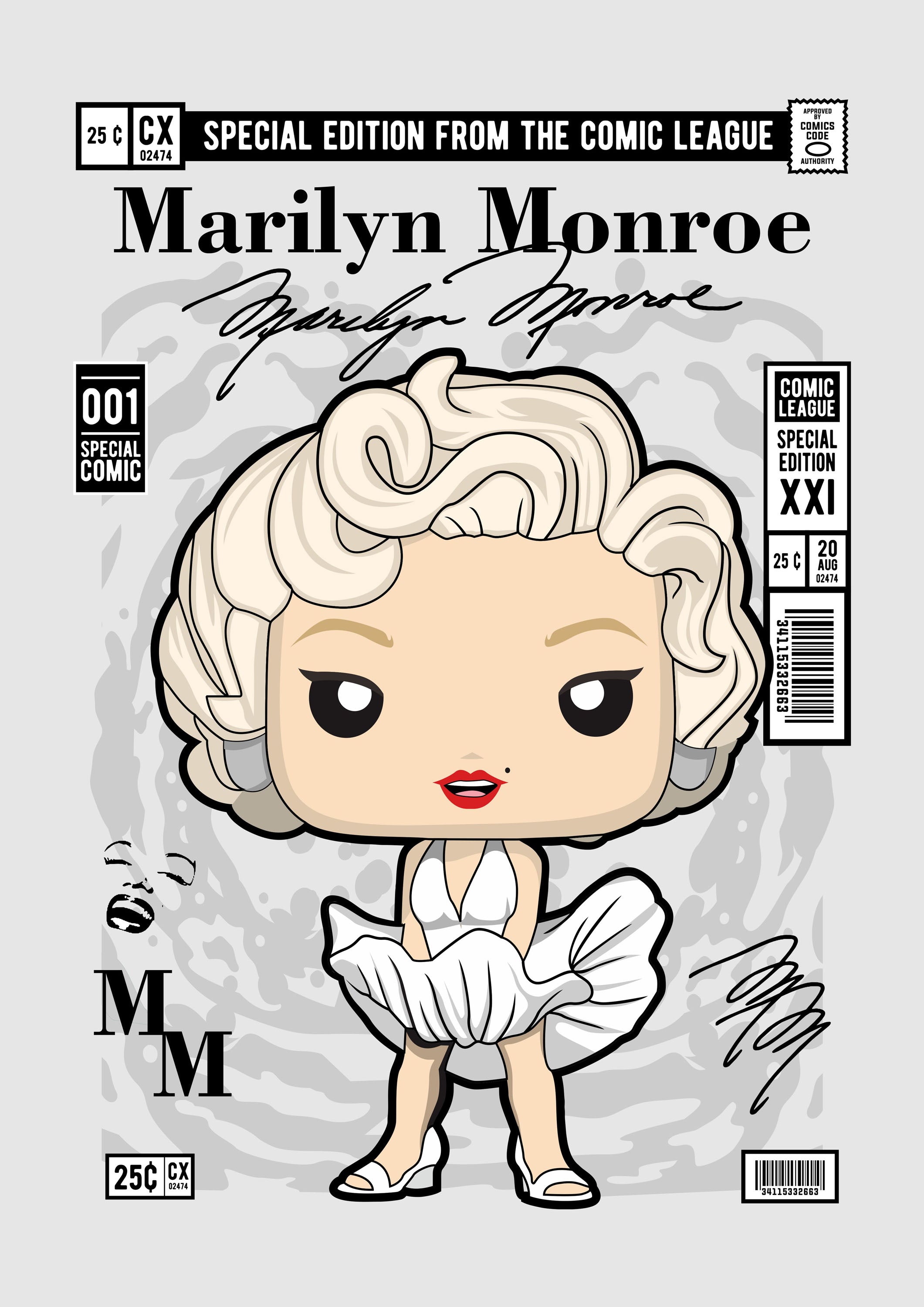 Funko Estrellas Pop 022 - cuadro decorativo en canvas
