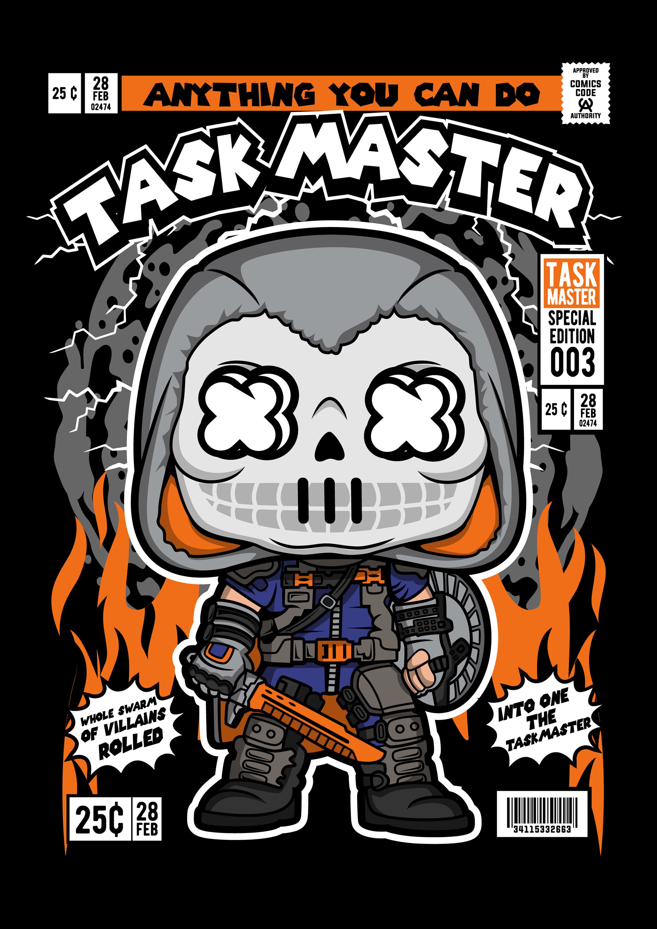 Funko Marvel 041 - cuadro decorativo en canvas