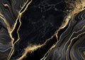 Negro y Dorado 021 - cuadro decorativo en canvas