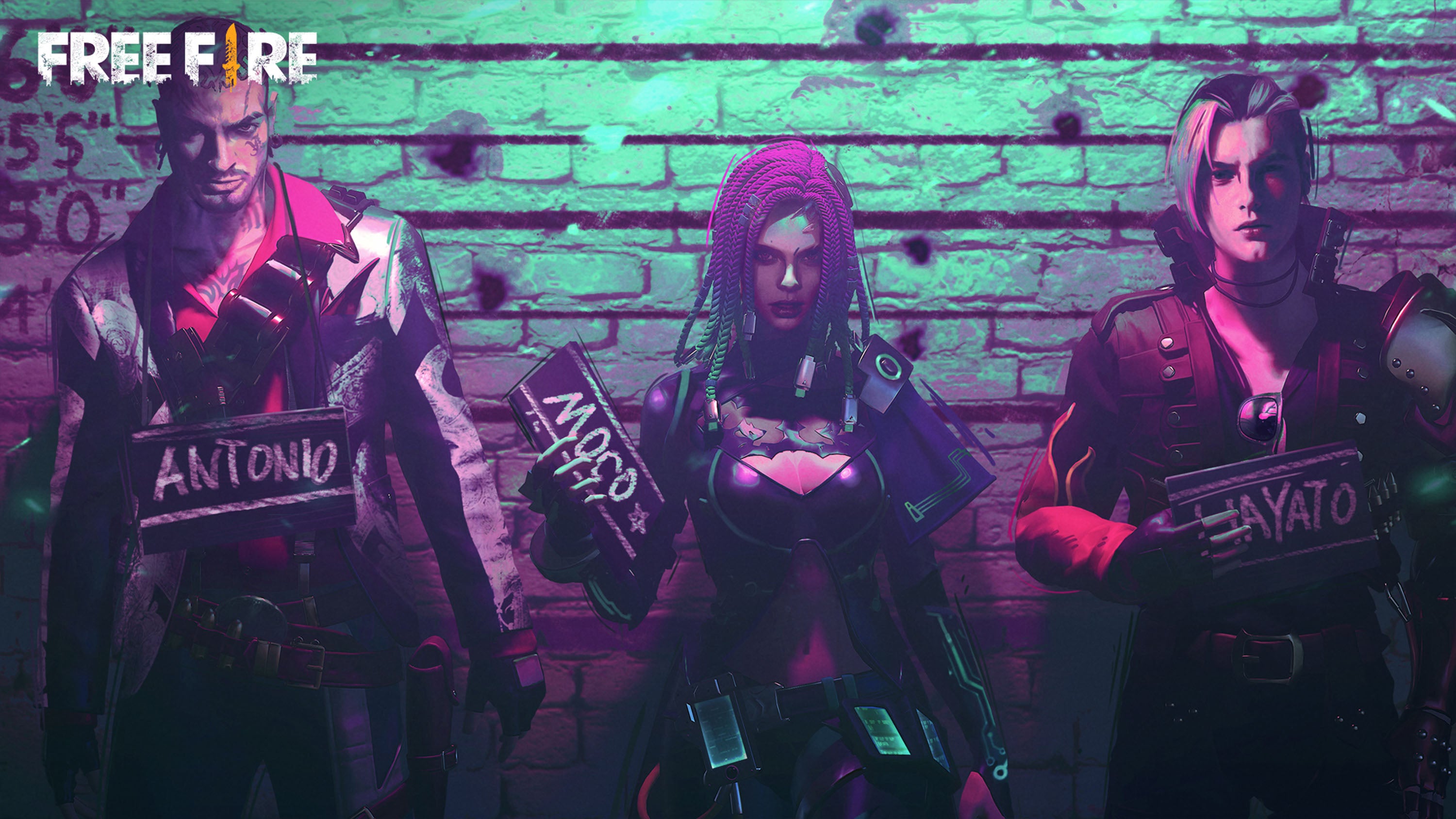 Free Fire 028 - cuadro gamer decorativo en canvas