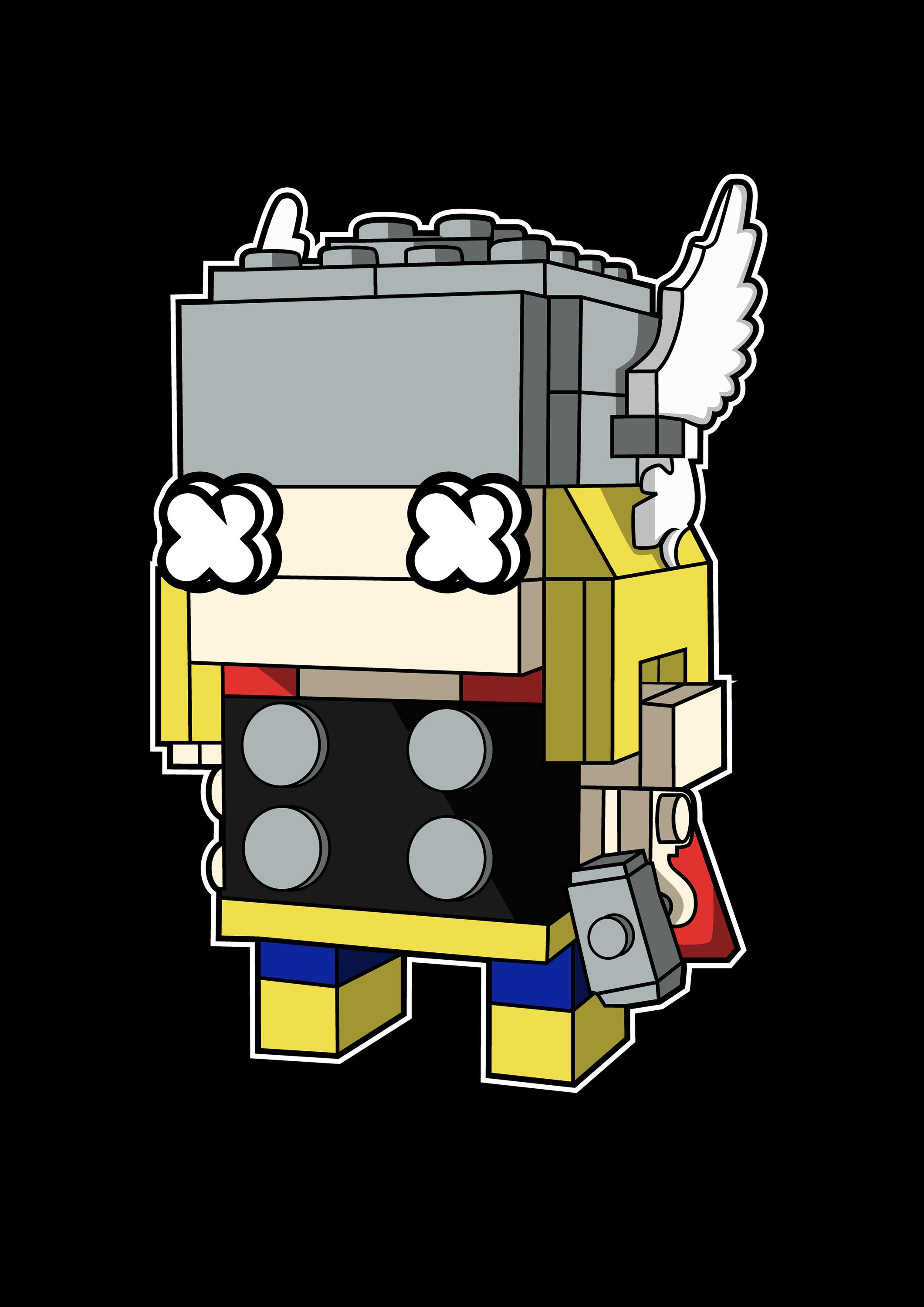 Funko Lego 040 - cuadro decorativo en canvas