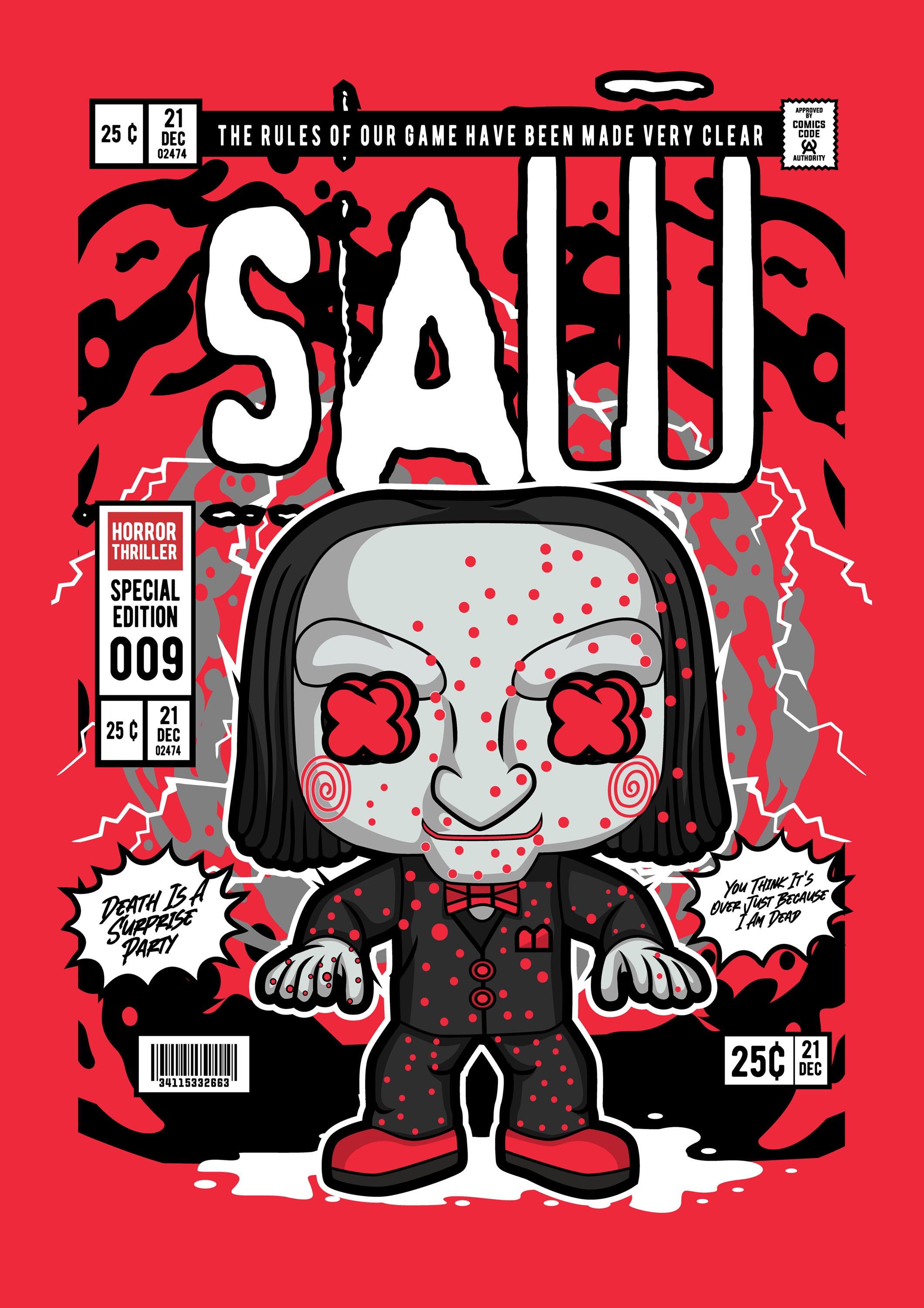 Funko Películas 123 - cuadro decorativo en canvas