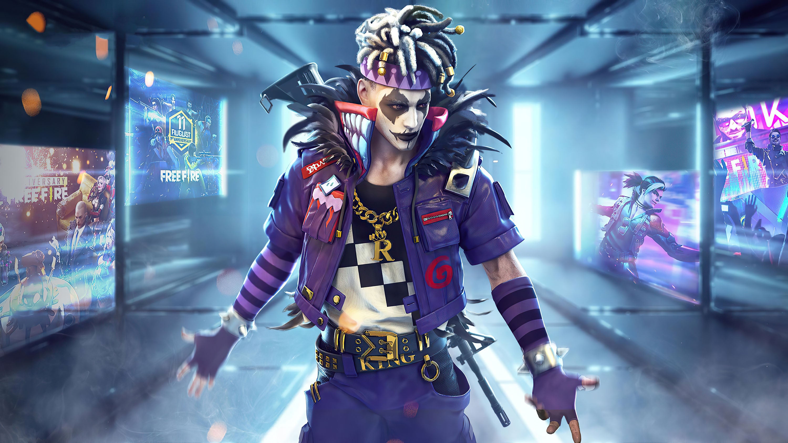 Free Fire 015 - cuadro gamer decorativo en canvas