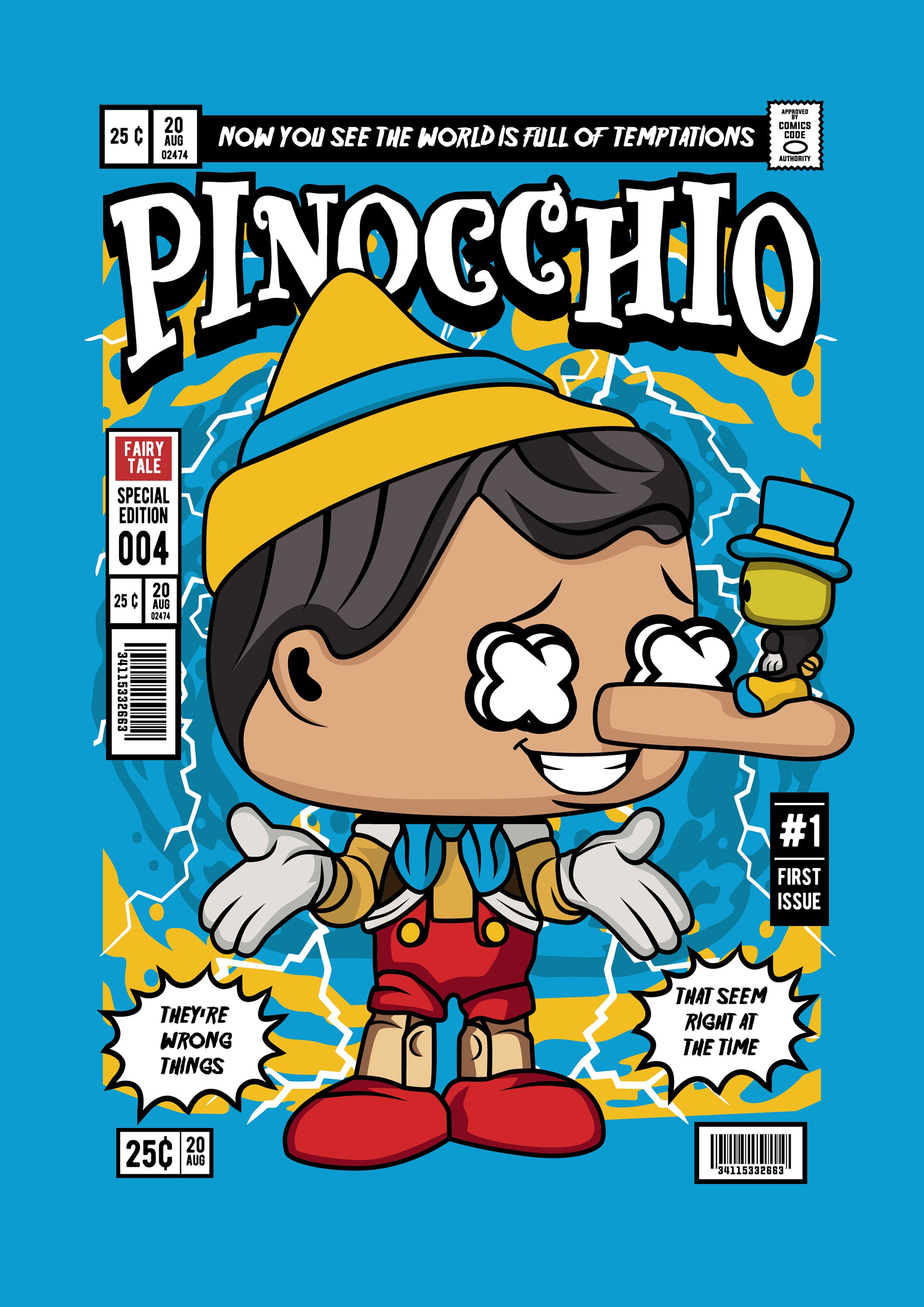 Funko Caricaturas 015 - cuadro decorativo en canvas