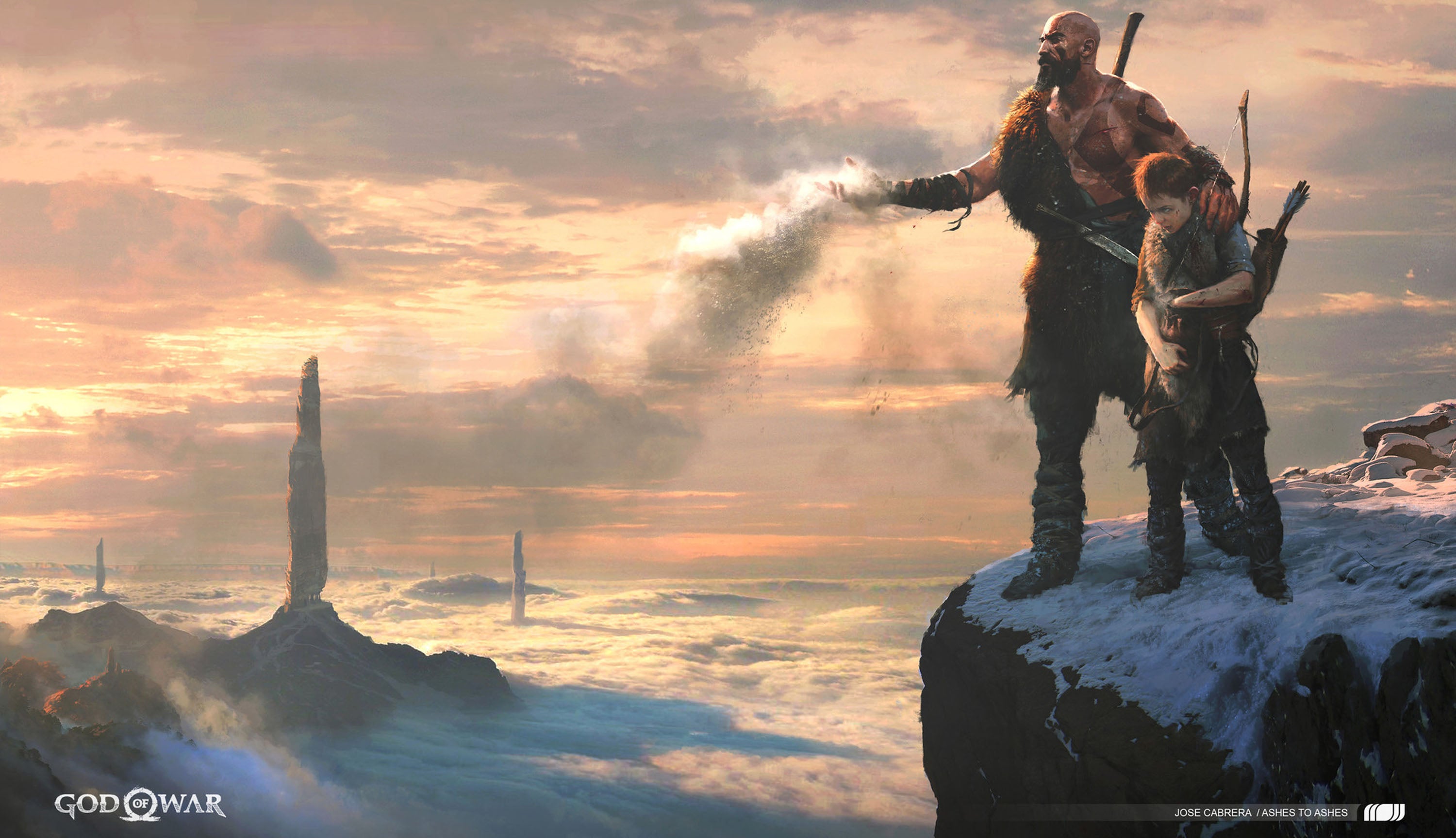 God of War 023 - cuadro gamer decorativo en canvas