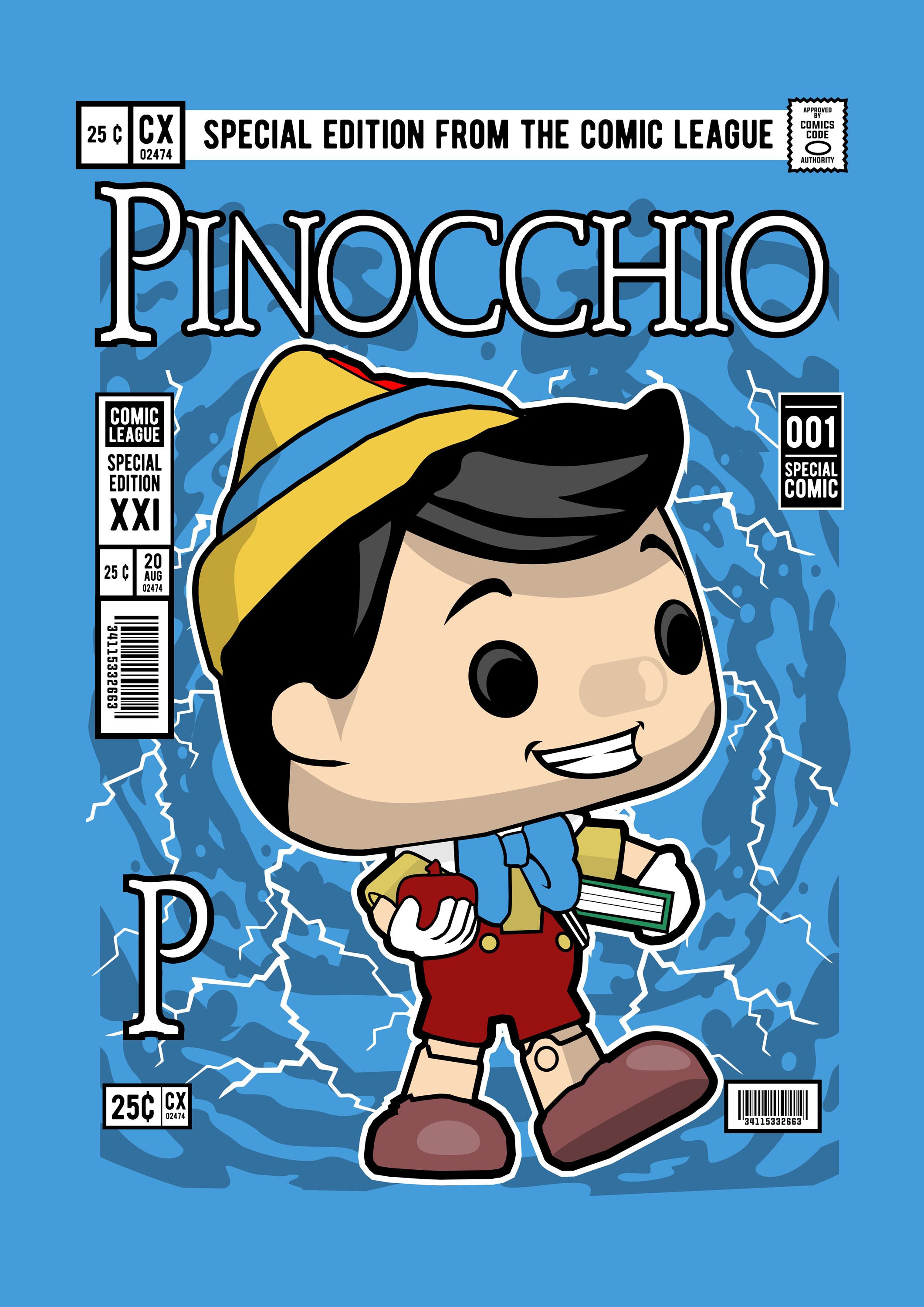 Funko Caricaturas 014 - cuadro decorativo en canvas