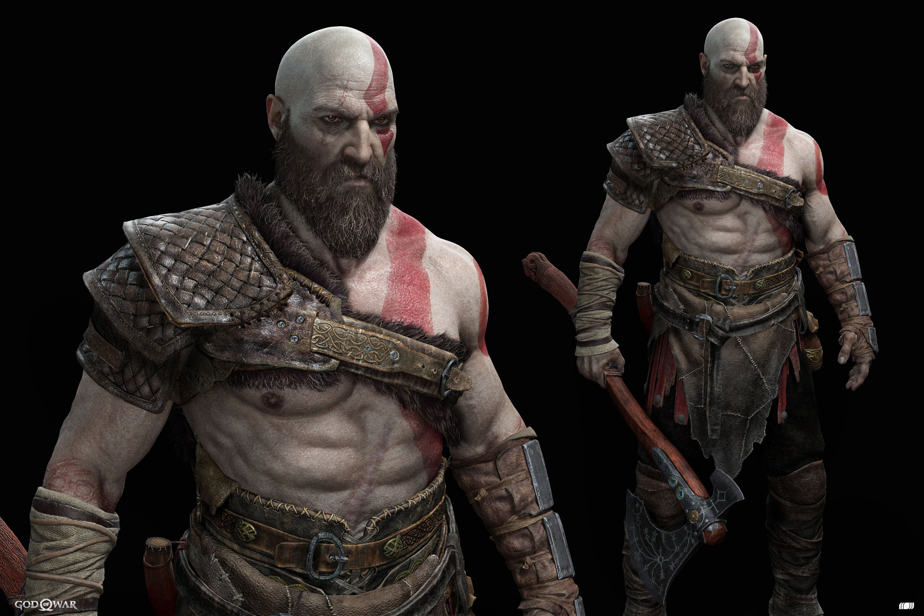 God of War 041 - cuadro gamer decorativo en canvas