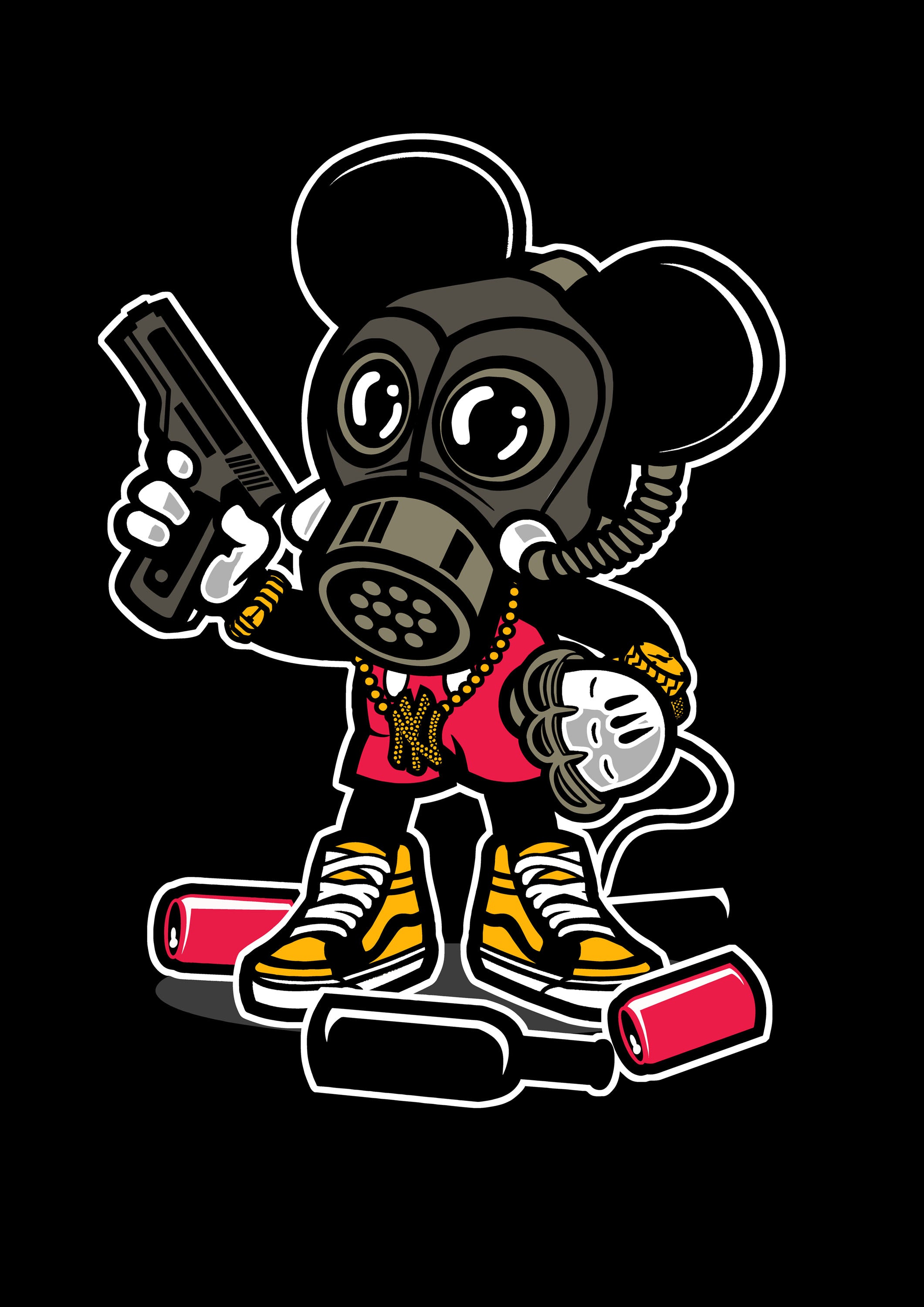 Funko Caricaturas 046 - cuadro decorativo en canvas