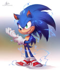Sonic 026 - cuadro gamer decorativo en canvas