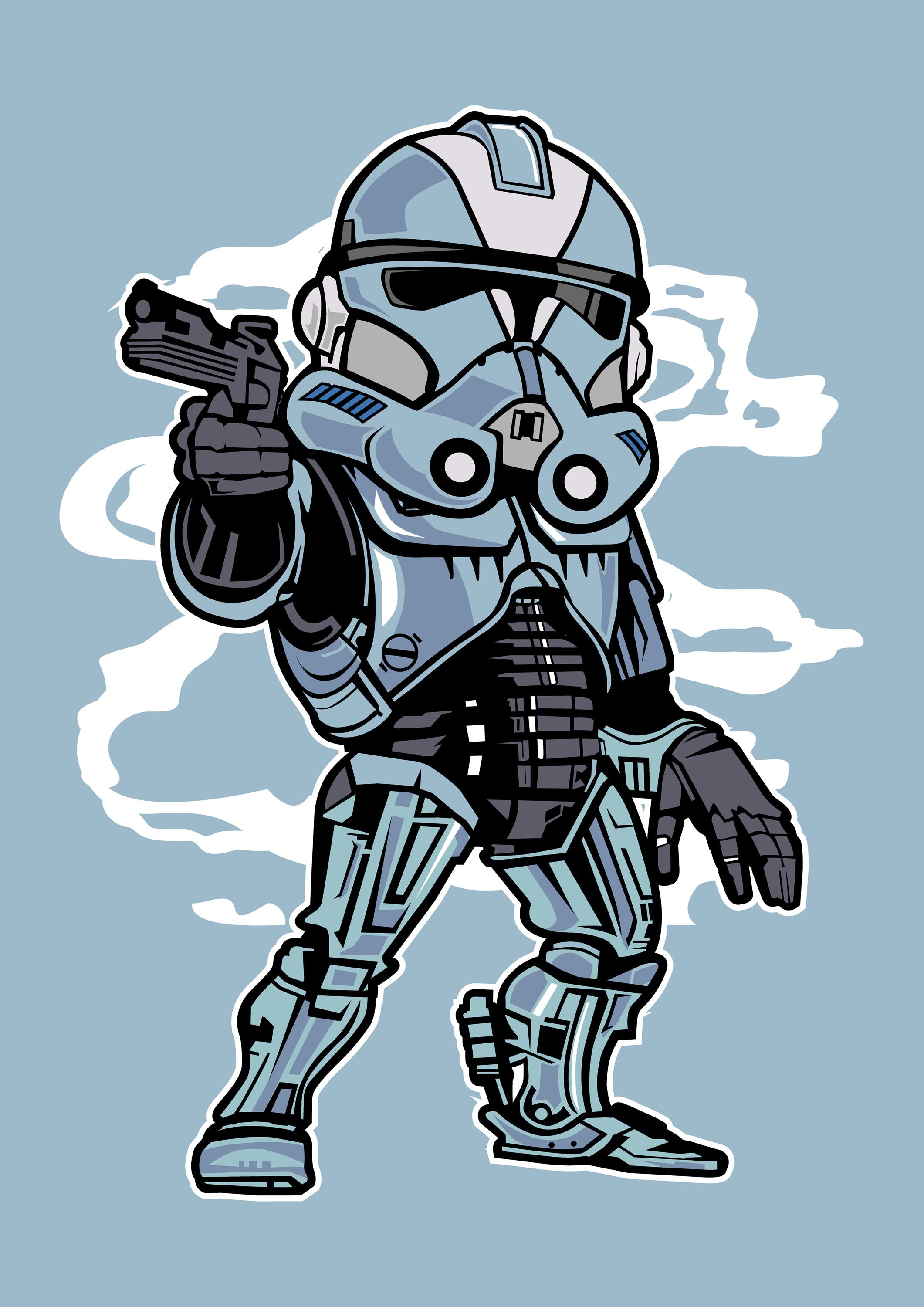 Funko Troopers 047 - cuadro decorativo en canvas