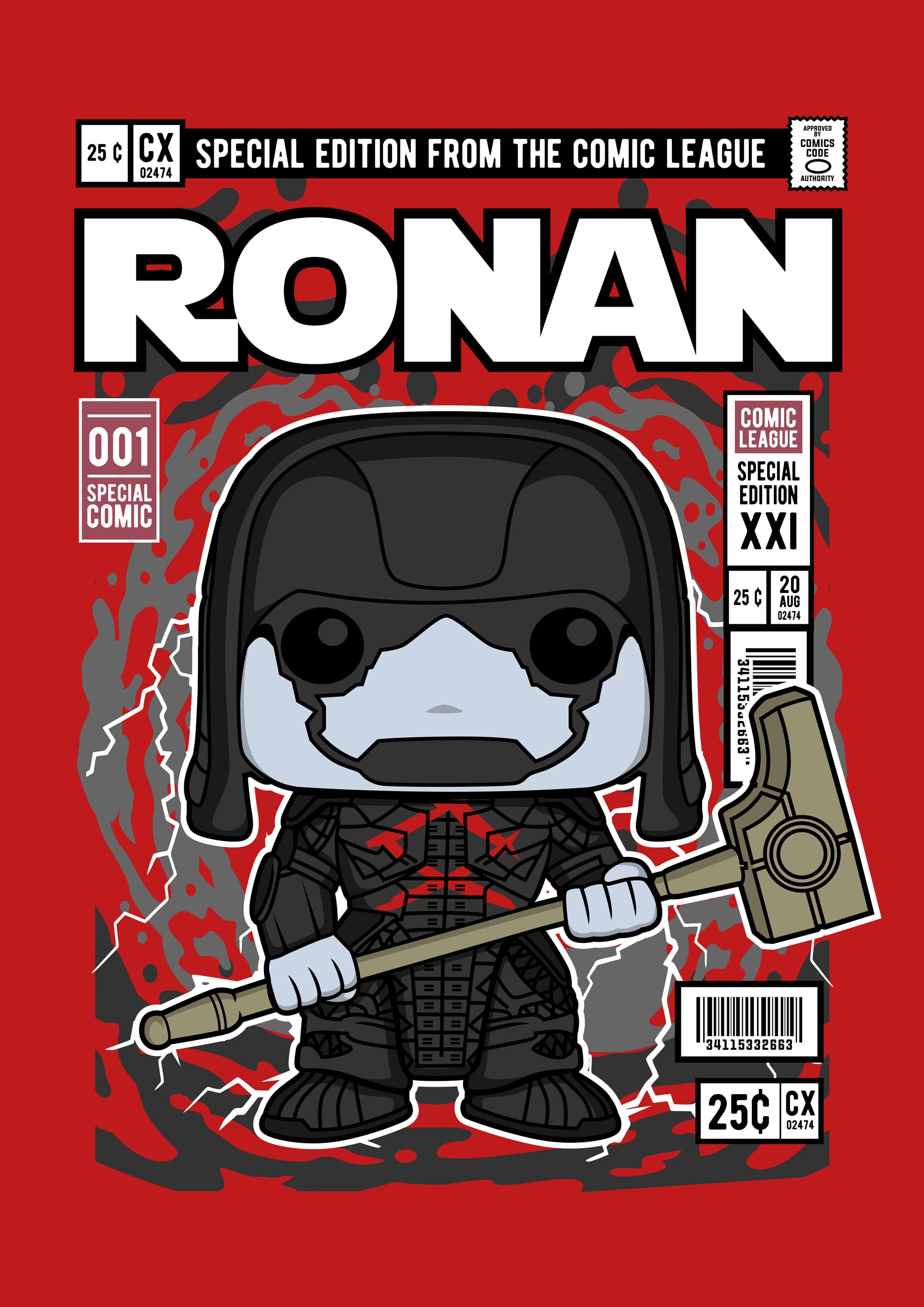 Funko Marvel 033 - cuadro decorativo en canvas