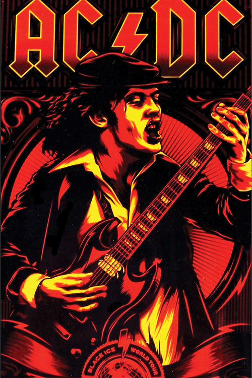 AC/DC 003 - cuadro decorativo en canvas
