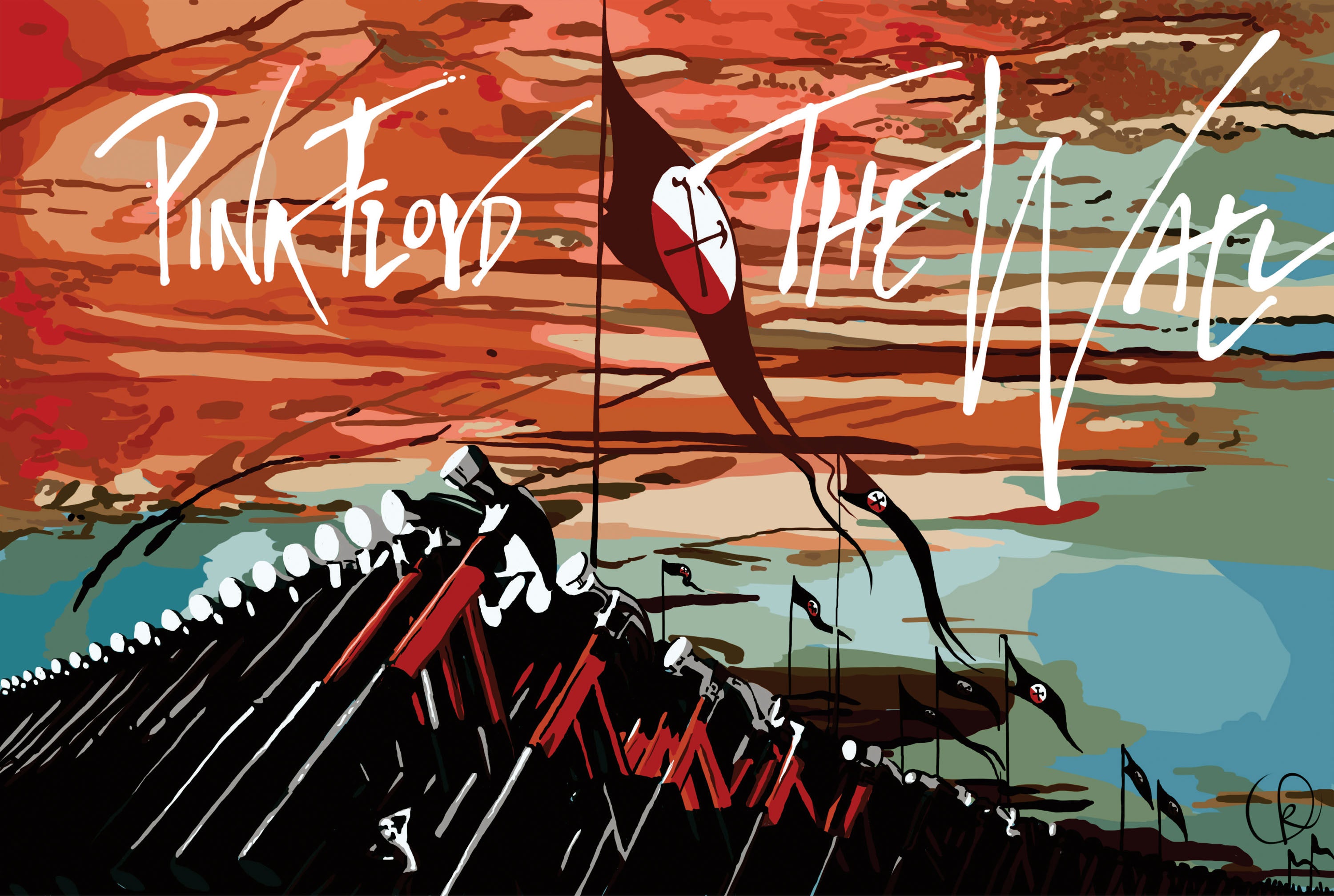 Pink Floyd 009 - cuadro decorativo en canvas