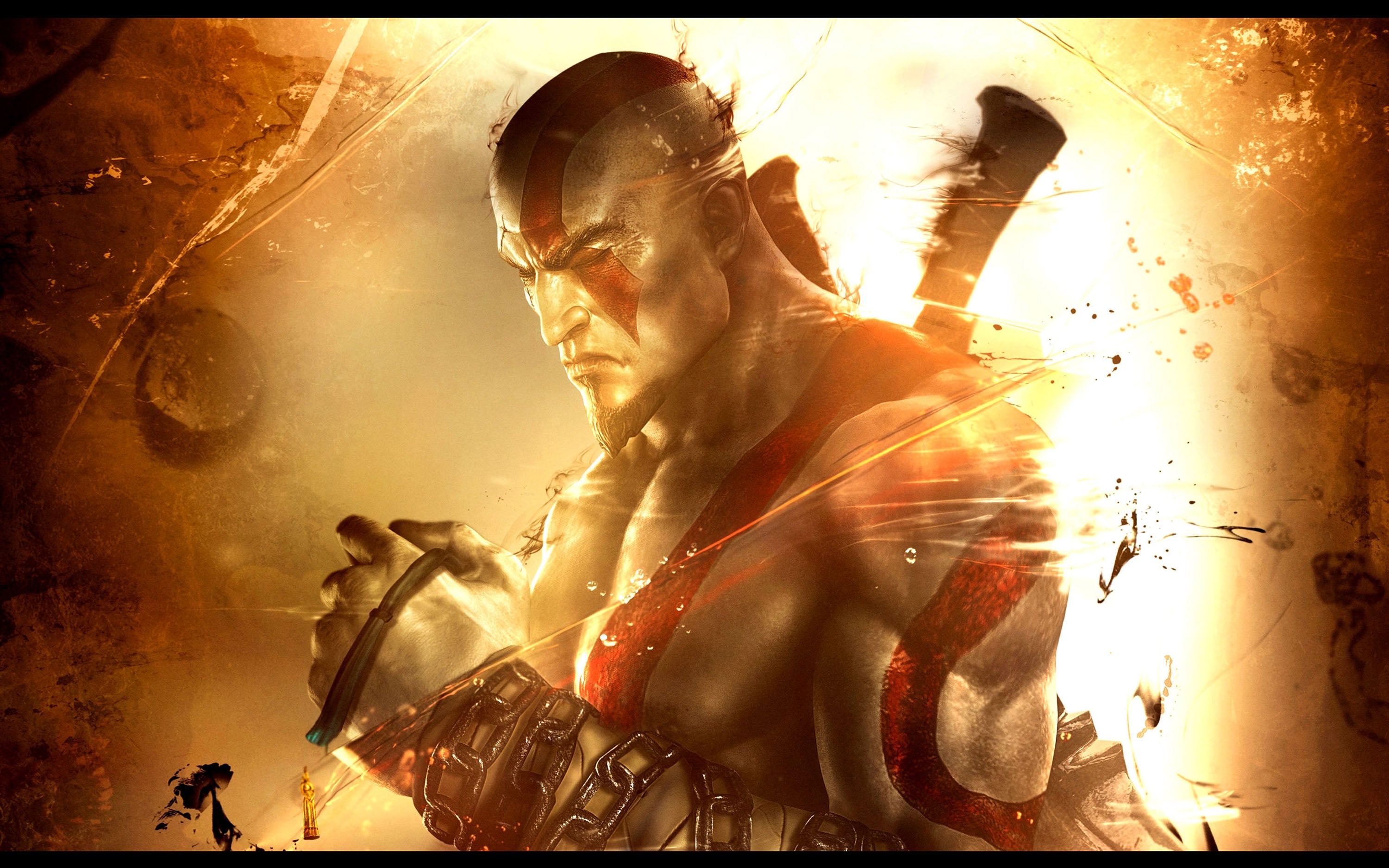 God of War 012 - cuadro gamer decorativo en canvas
