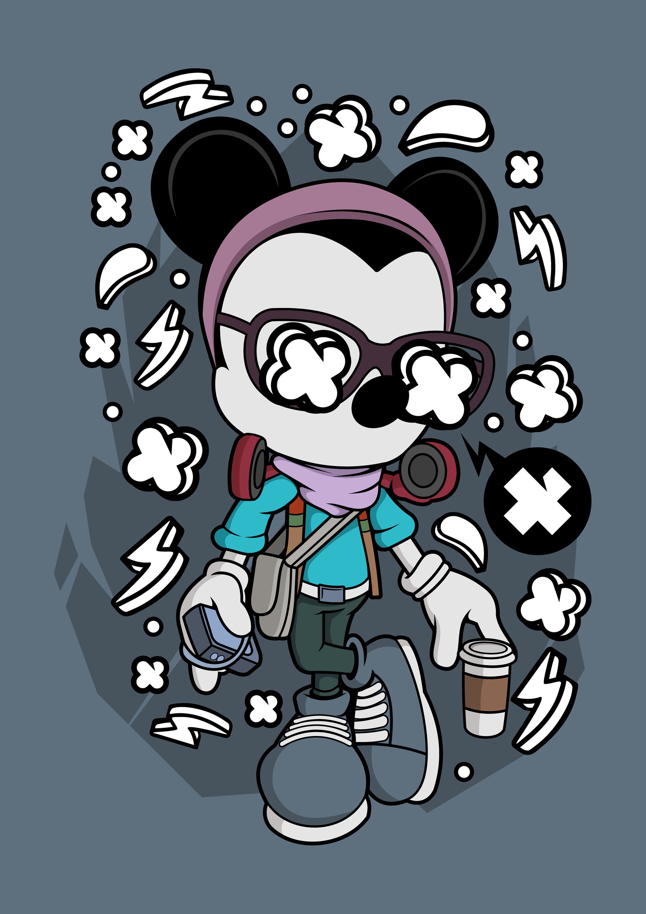 Funko Caricaturas 051 - cuadro decorativo en canvas
