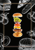 Comida y hamburguesas 067 - Cuadro canvas Canvaradas