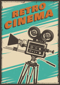 Cine 009 - cuadro decorativo en canvas